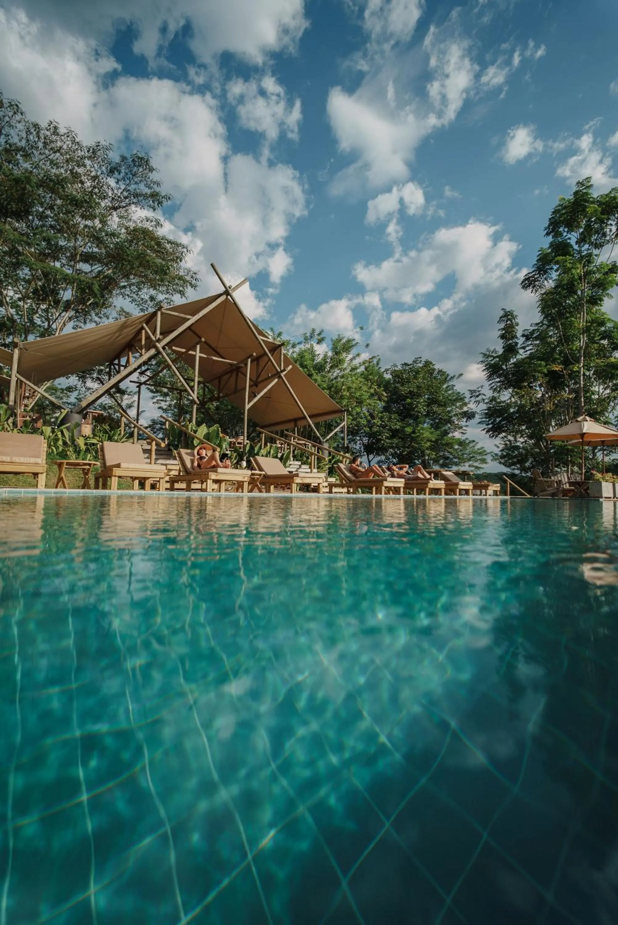 Pool view in Glamping Entre Rios