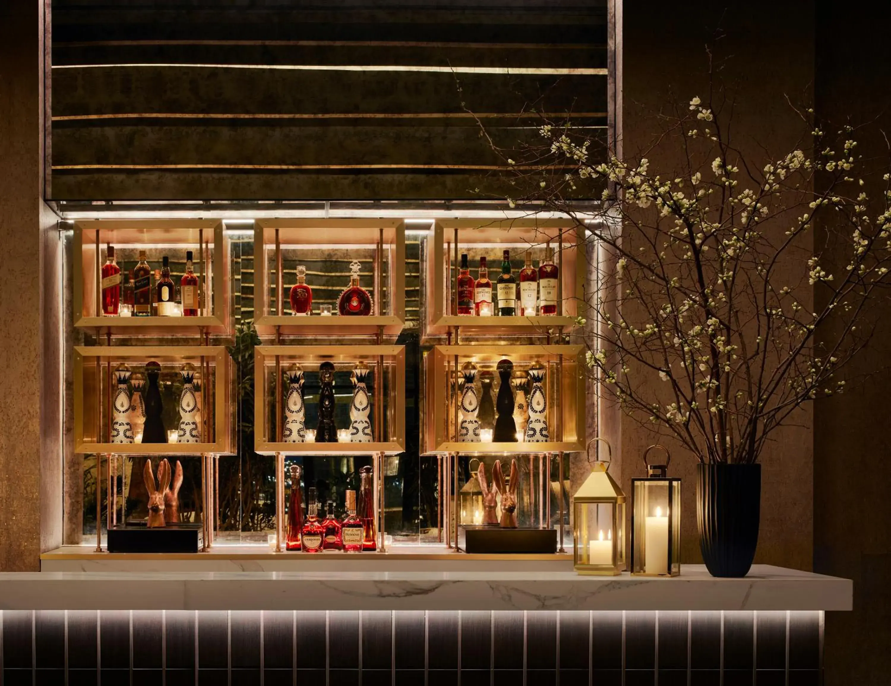 Lounge or bar in Gansevoort Meatpacking Lounge or bar in Gansevoort Meatpacking