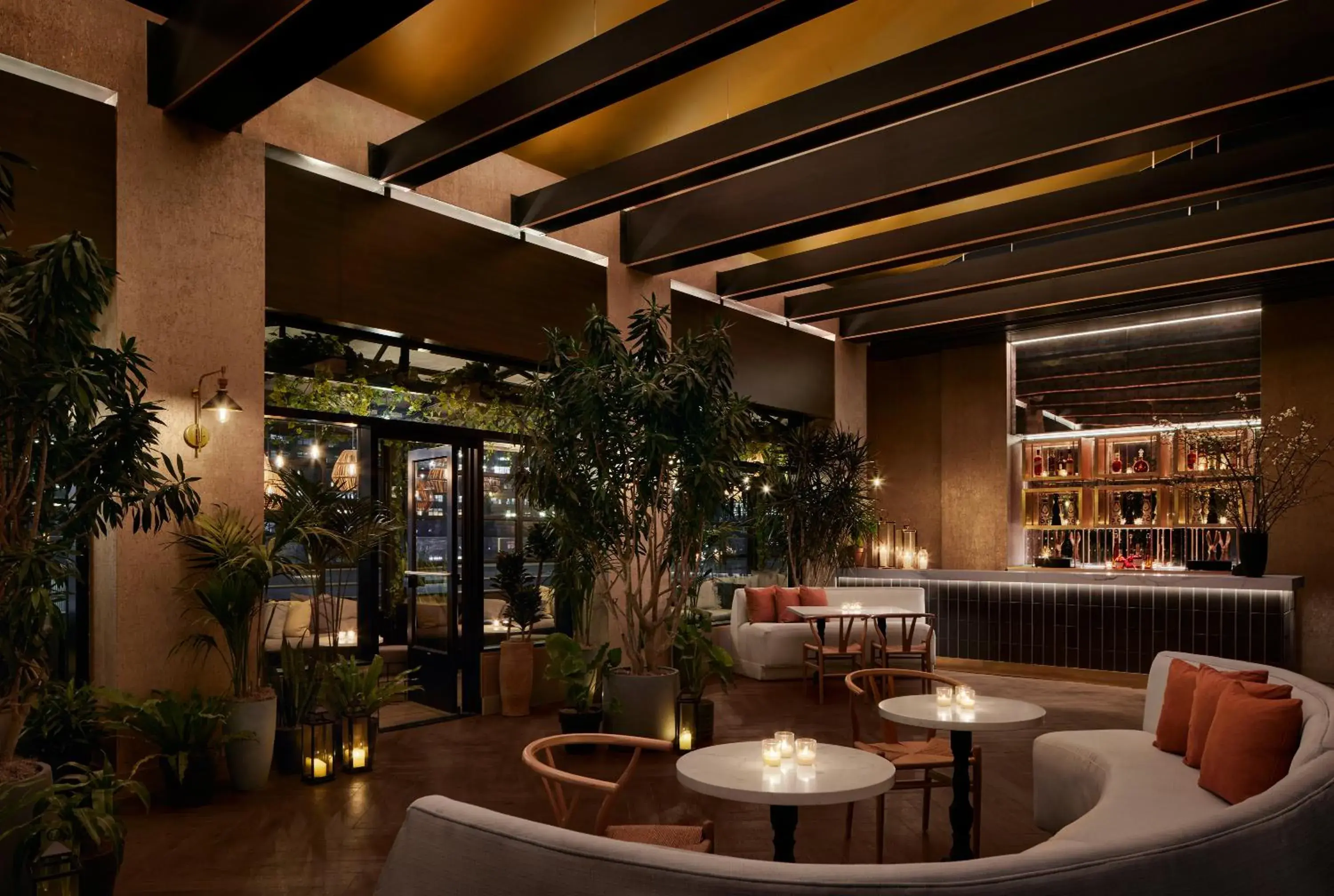Lounge or bar in Gansevoort Meatpacking Lounge or bar in Gansevoort Meatpacking