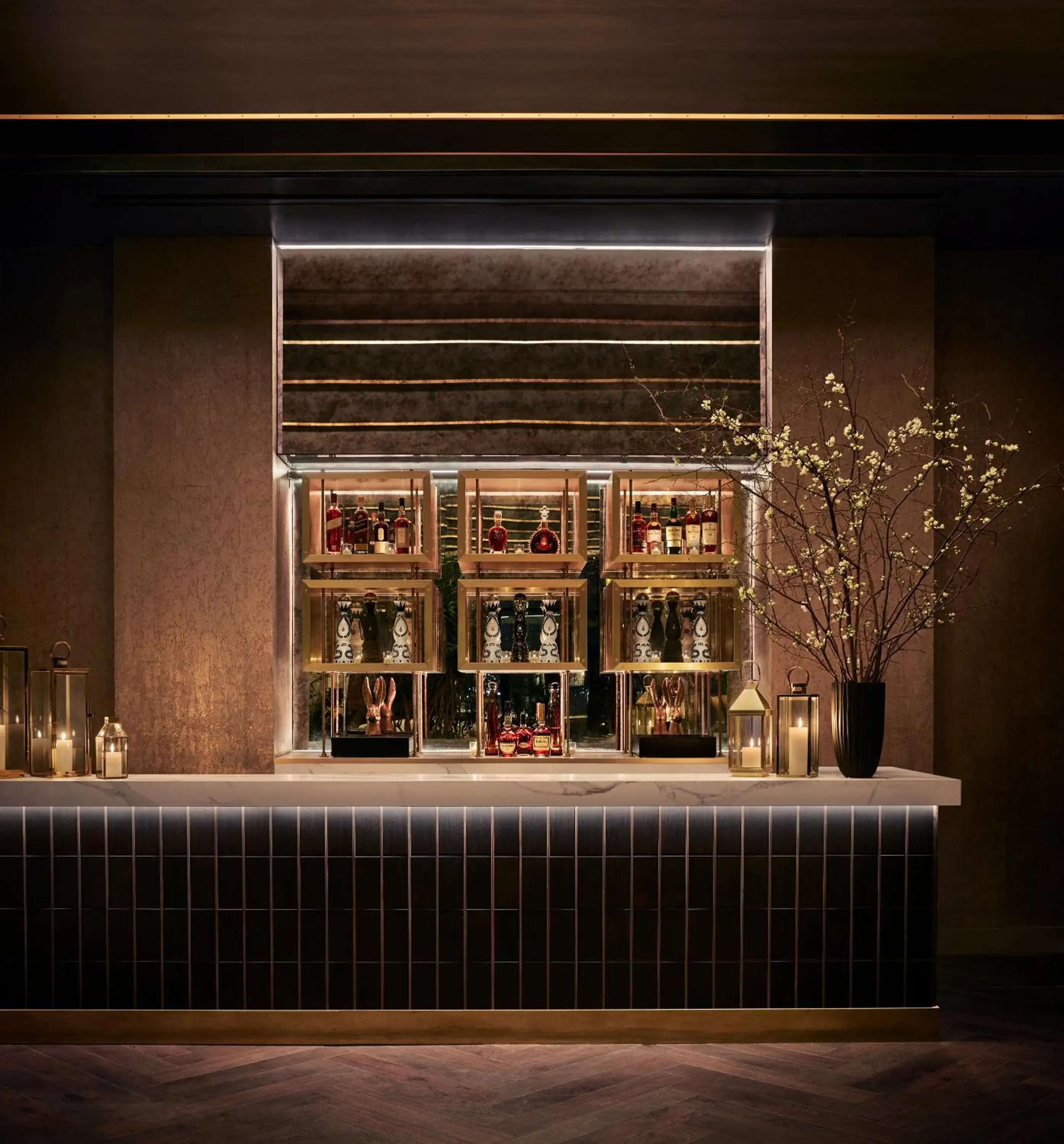 Lounge or bar in Gansevoort Meatpacking Lounge or bar in Gansevoort Meatpacking