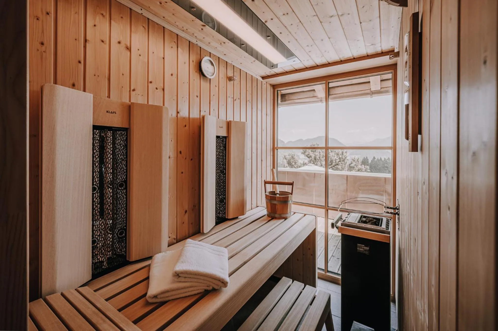 Sauna, Bed in Alpe Dornach