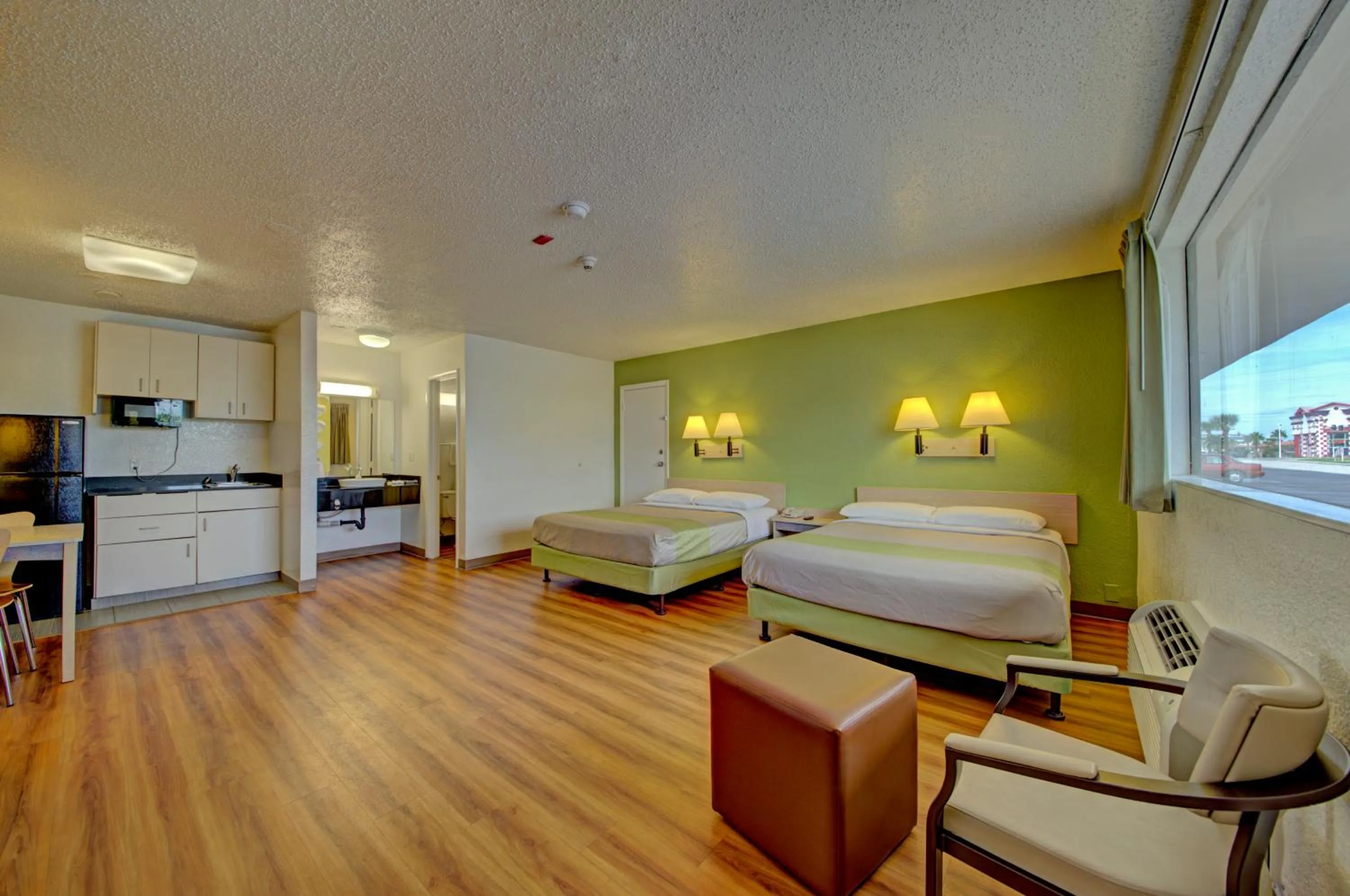 Bed in Motel 6-Cocoa Beach, FL