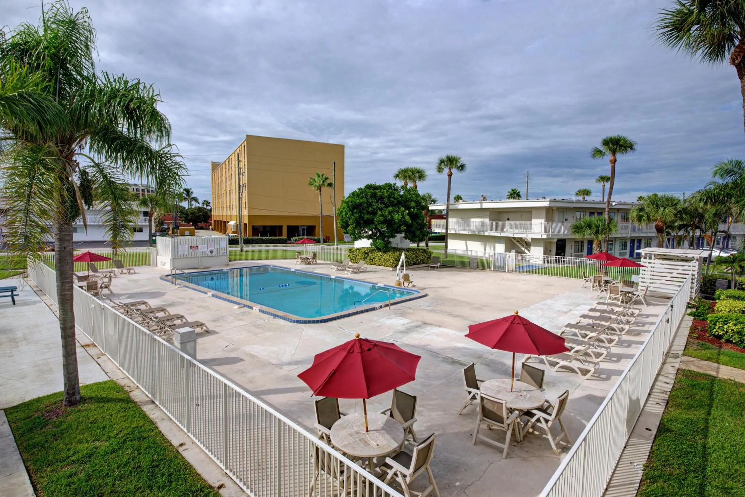 Swimming pool in Motel 6-Cocoa Beach, FL