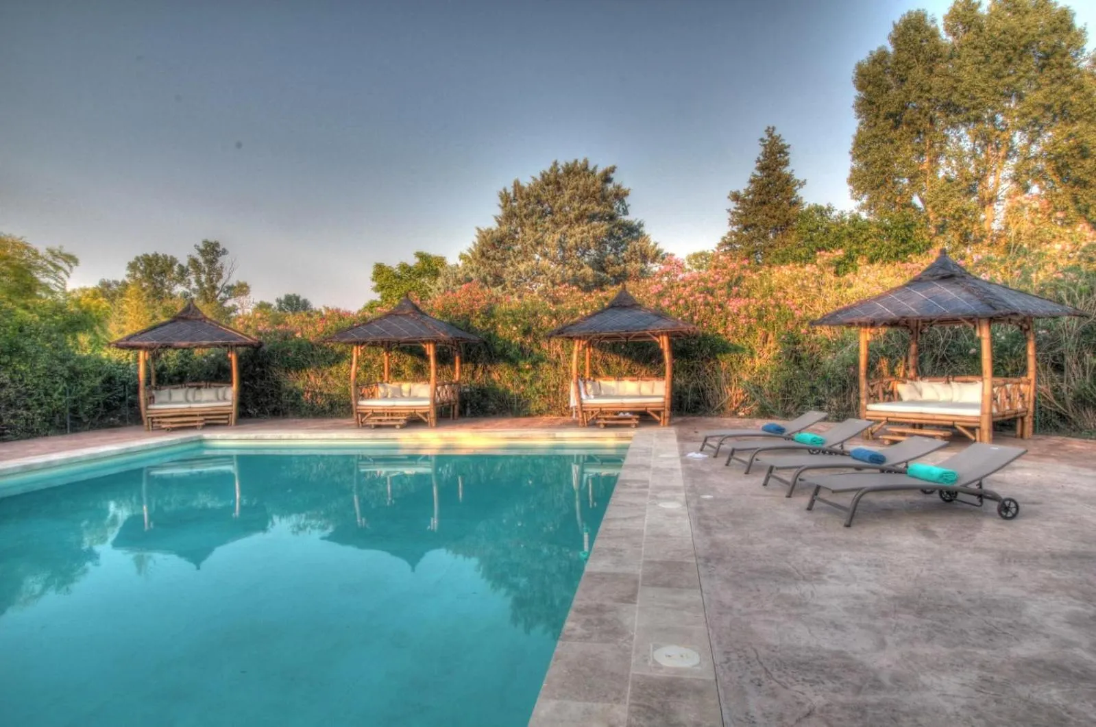 Patio, Swimming Pool in La Demeure de l'Arche
