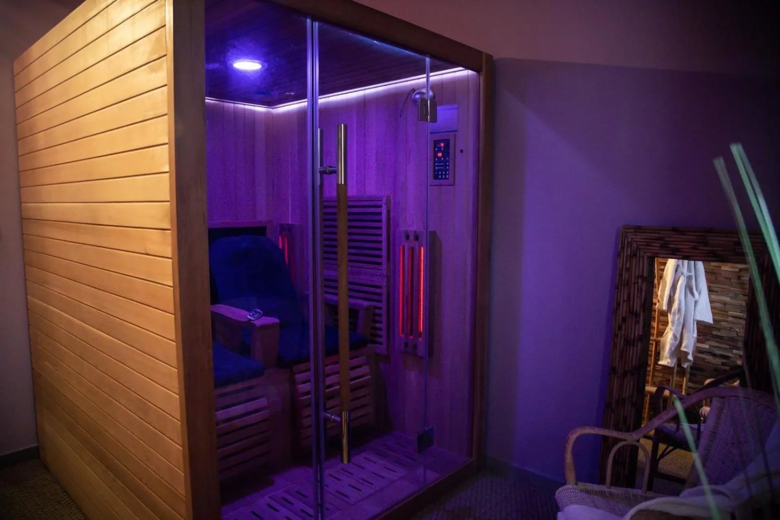 Sauna in La Demeure de l'Arche