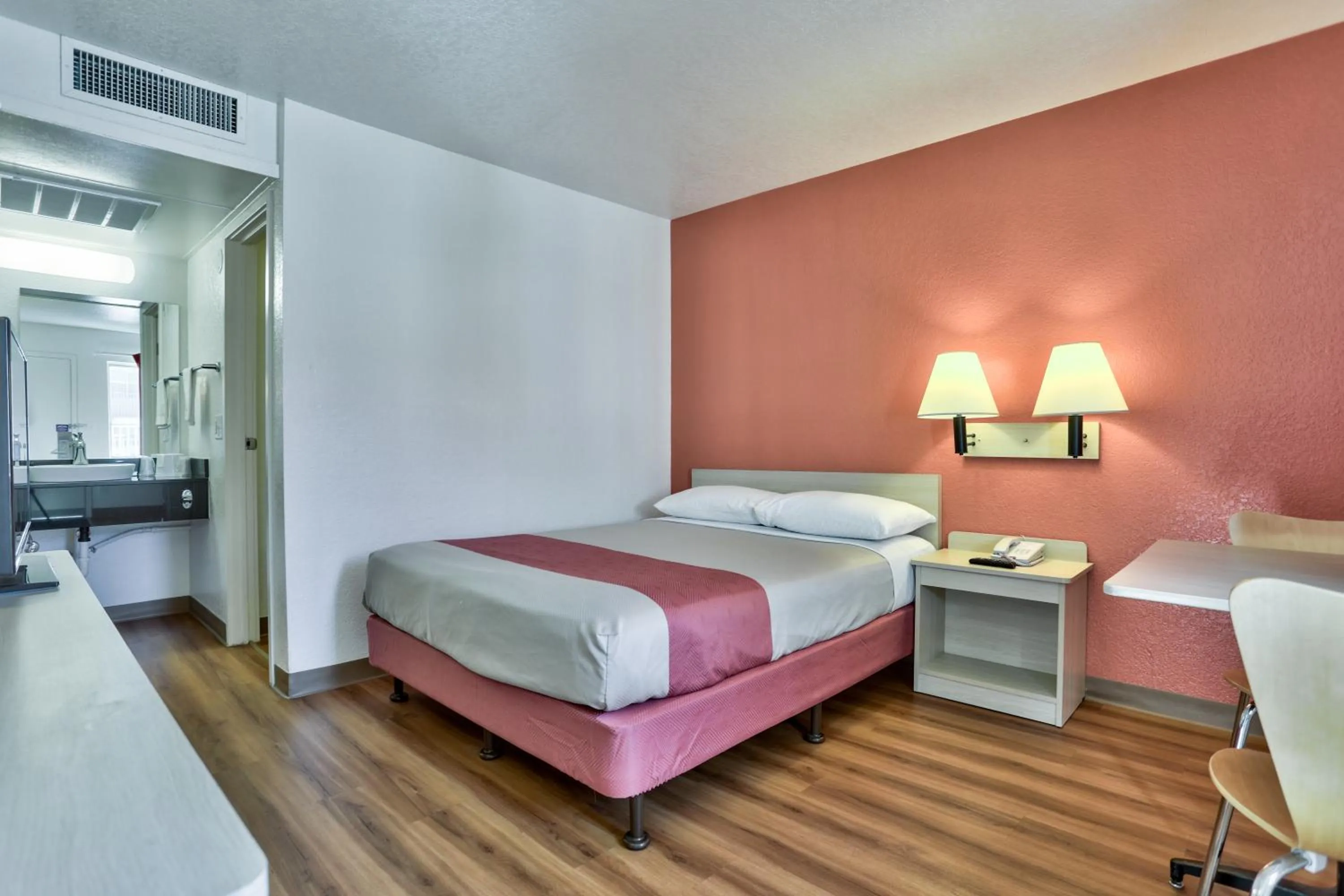 Bed in Motel 6-Flagstaff, AZ - Butler