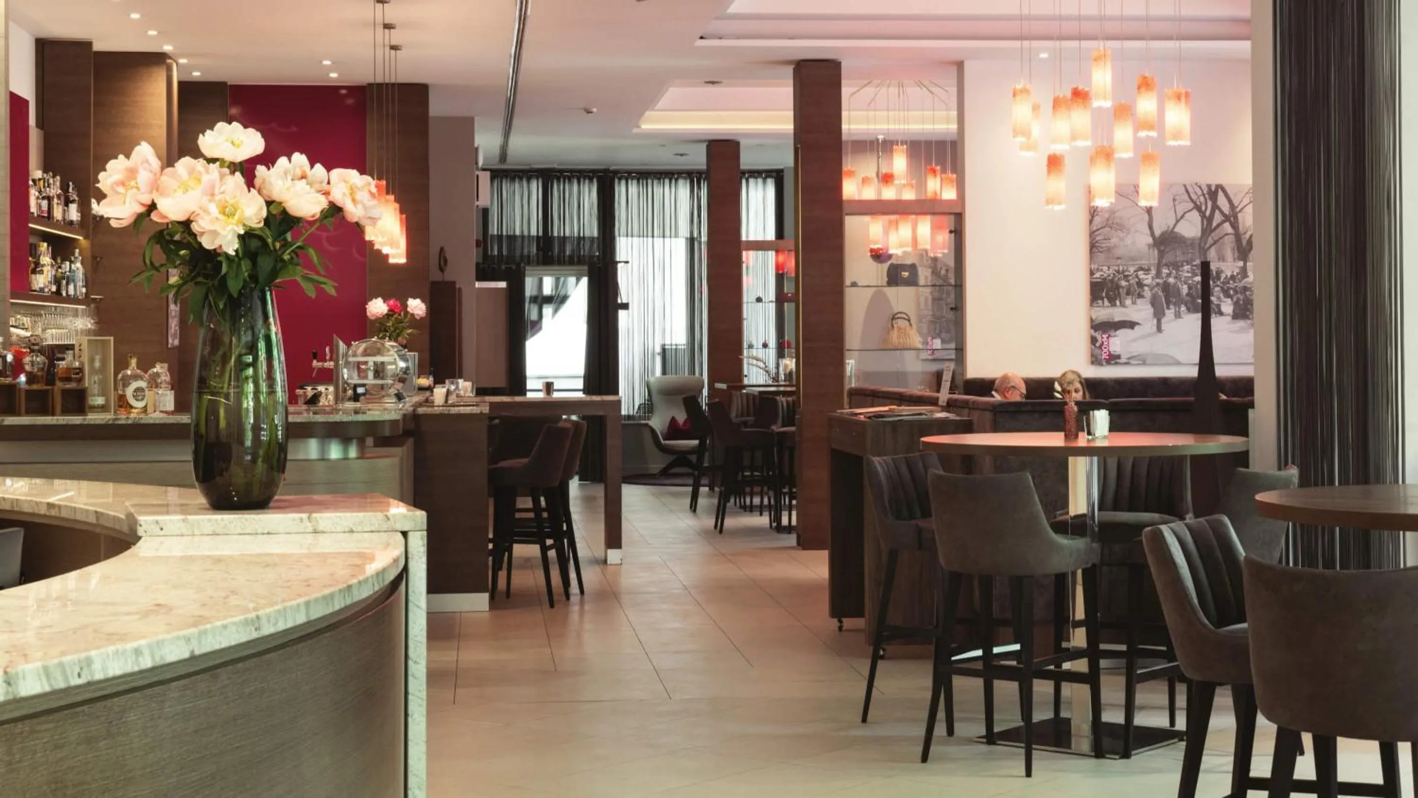 Lobby or reception in City Hotel Merano