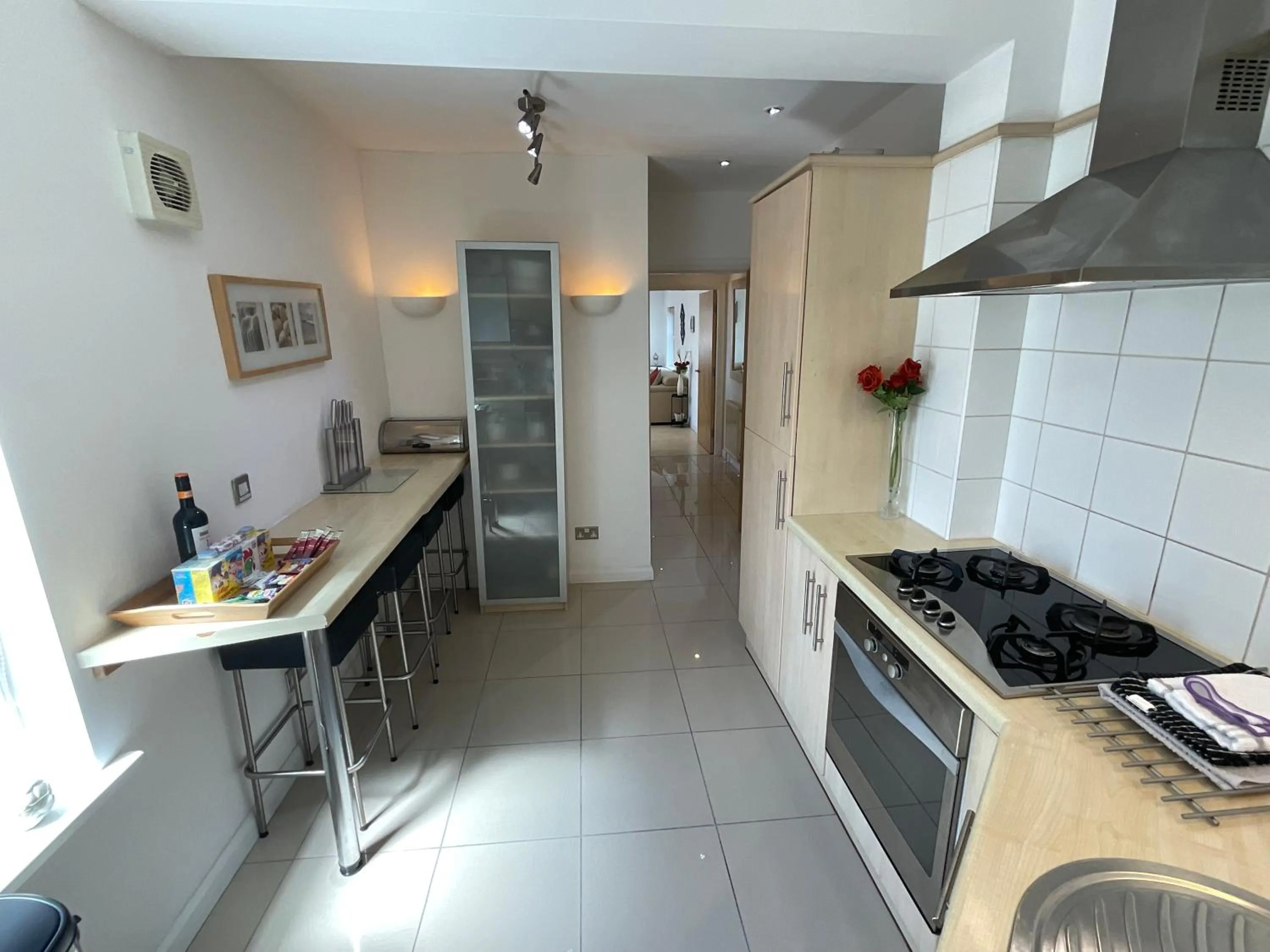 kitchen in Earle House Serviced Apartments