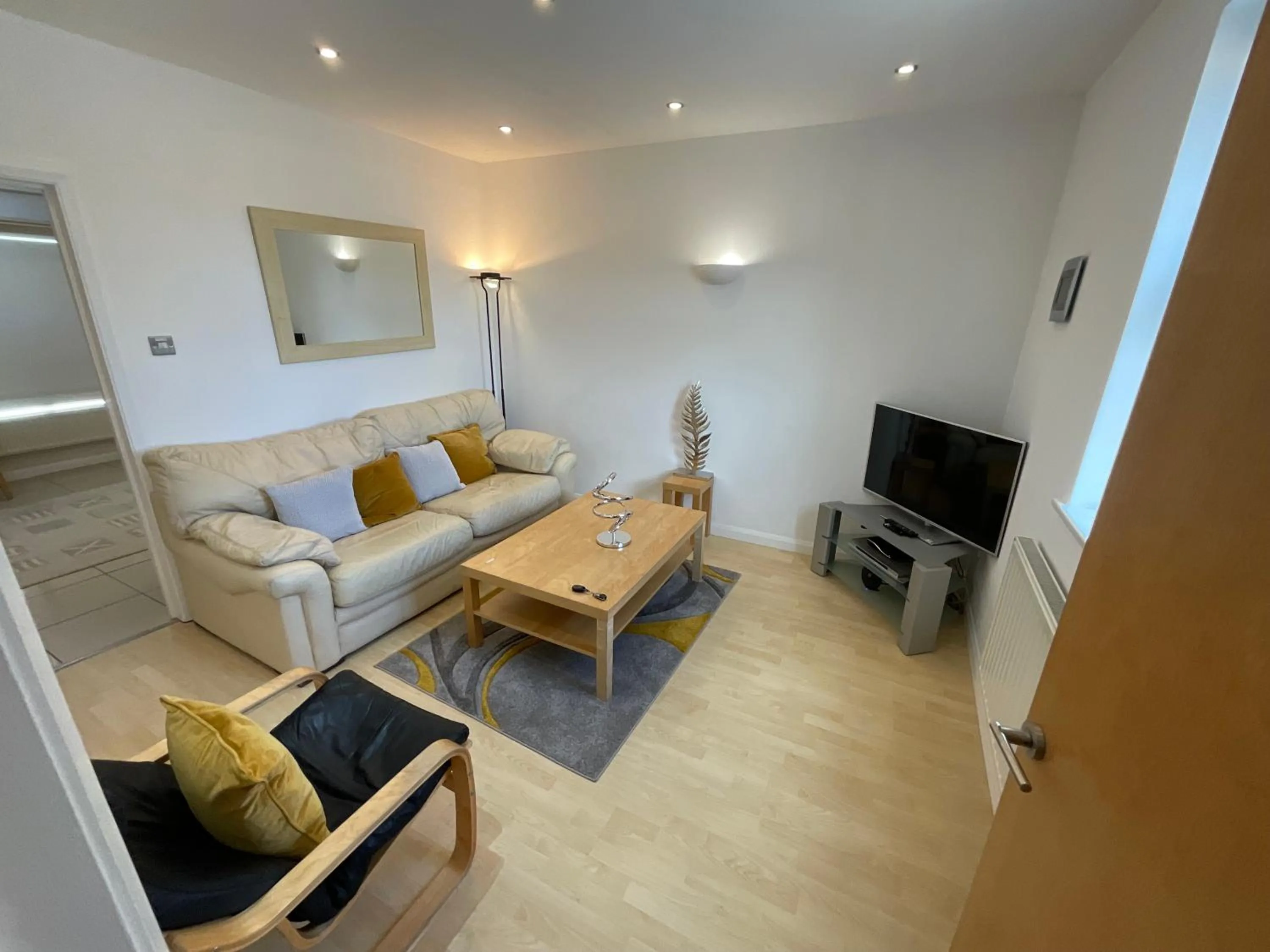 Seating area in Earle House Serviced Apartments
