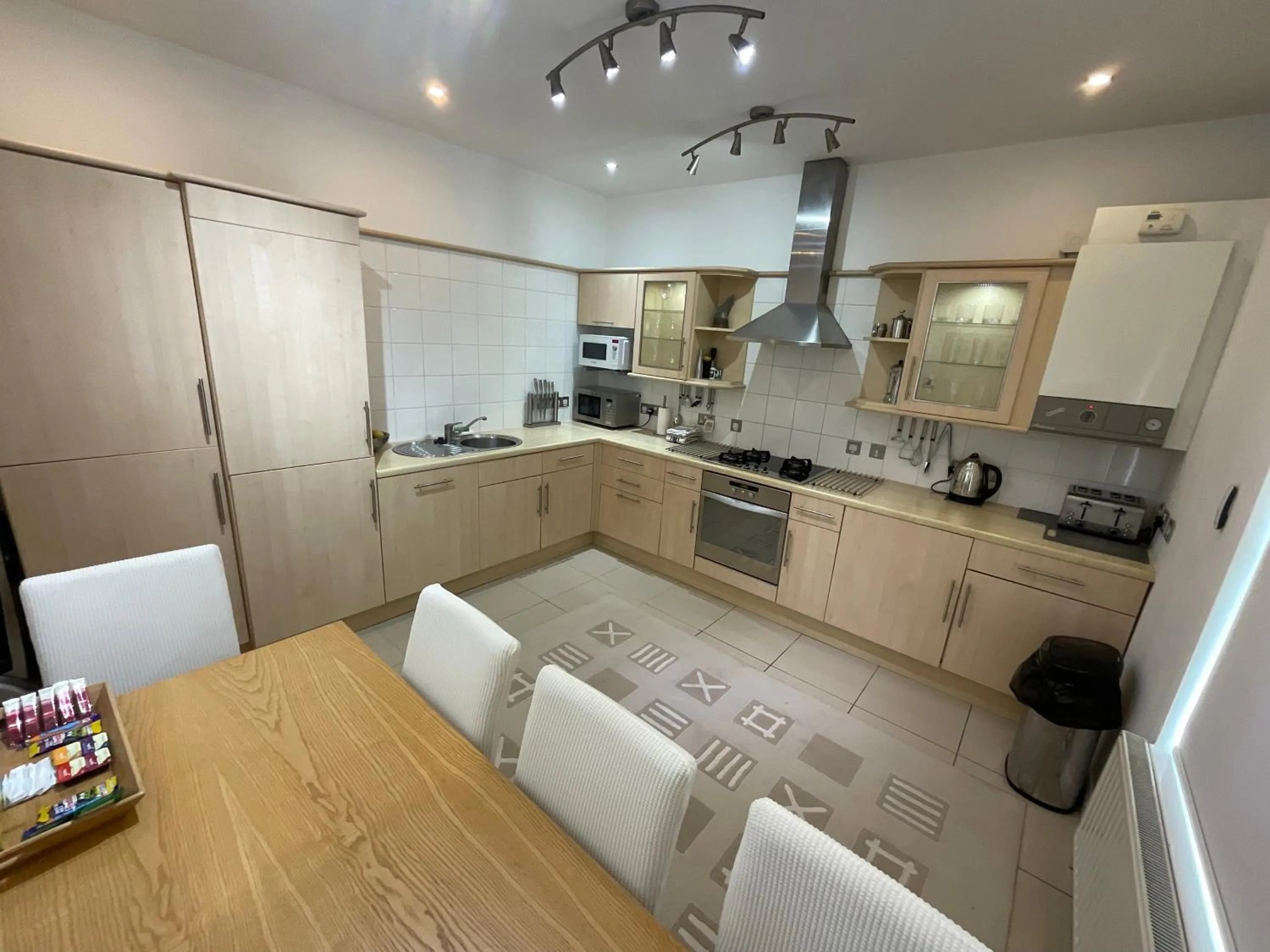 kitchen in Earle House Serviced Apartments