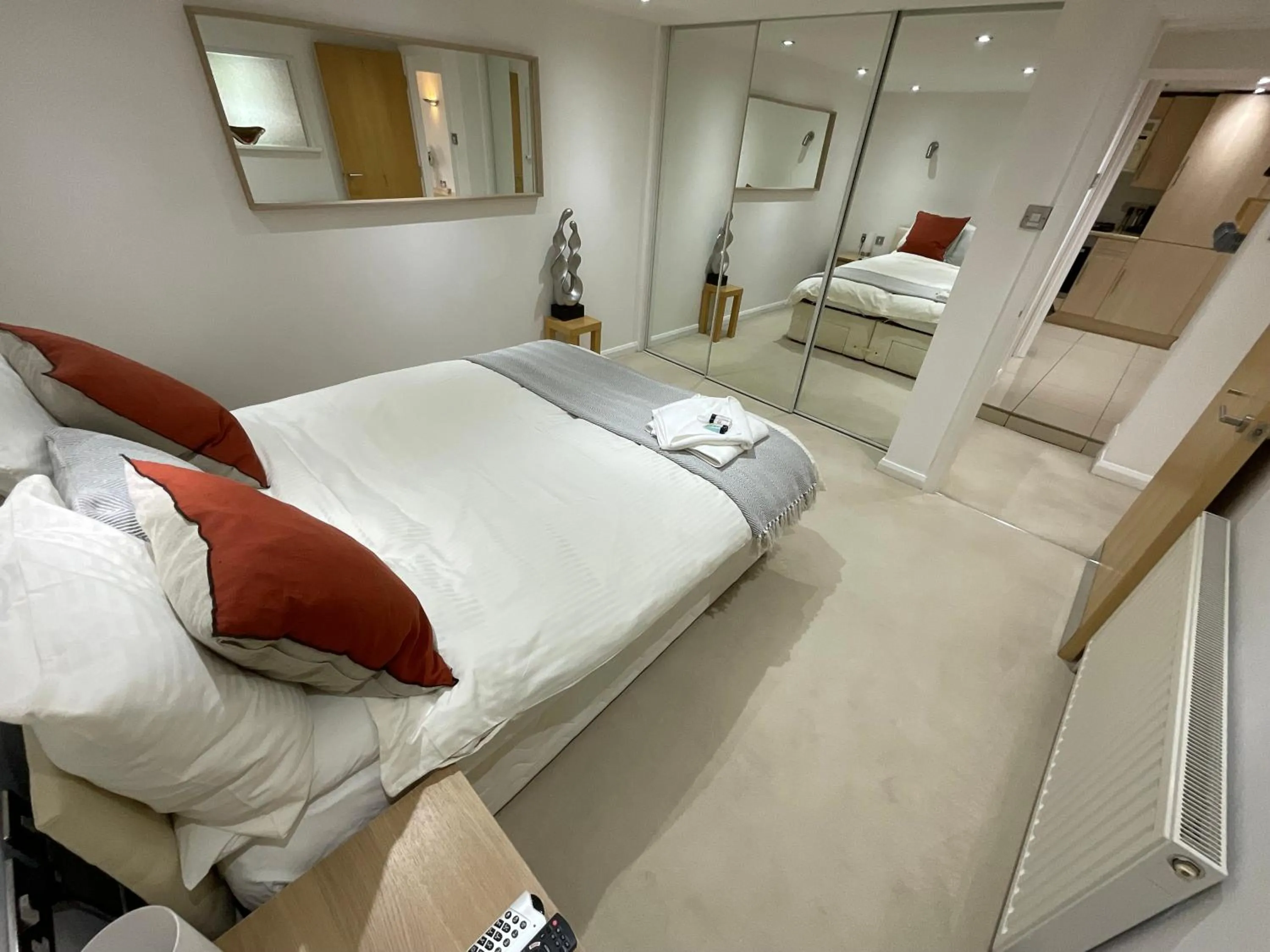 Bed in Earle House Serviced Apartments