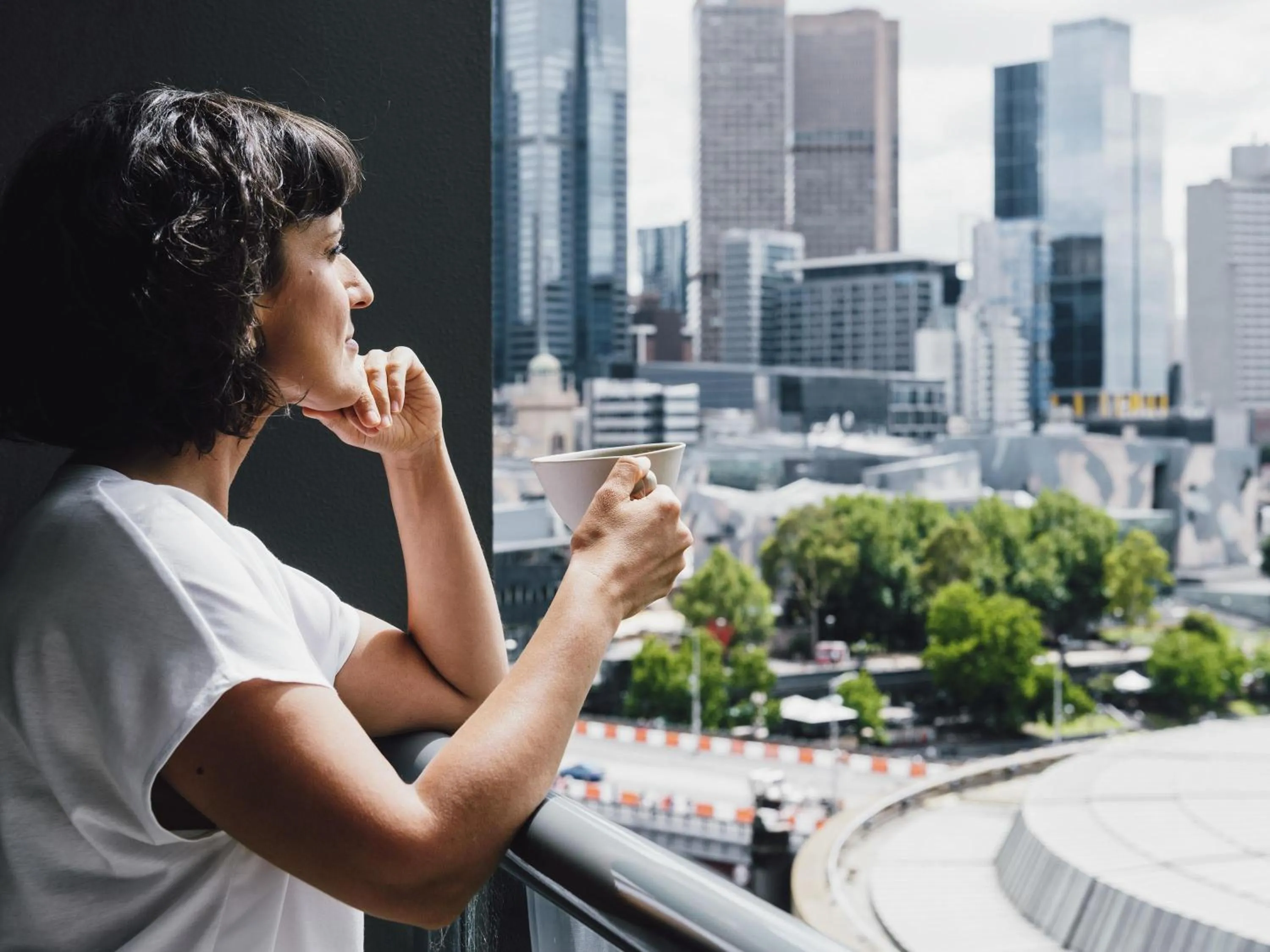 Bedroom in Quay West Suites Melbourne