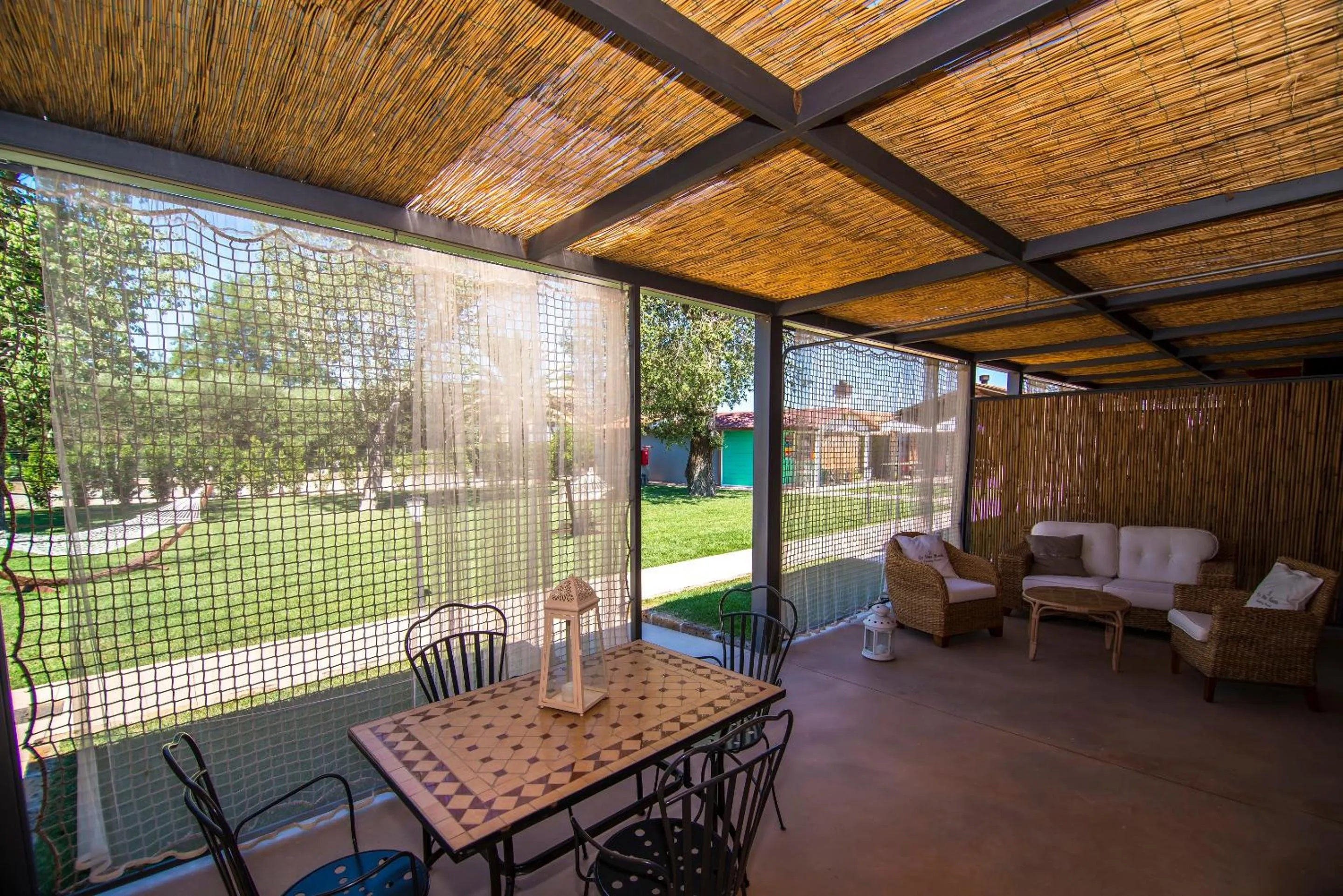 Patio in Country Resort Le Due Ruote