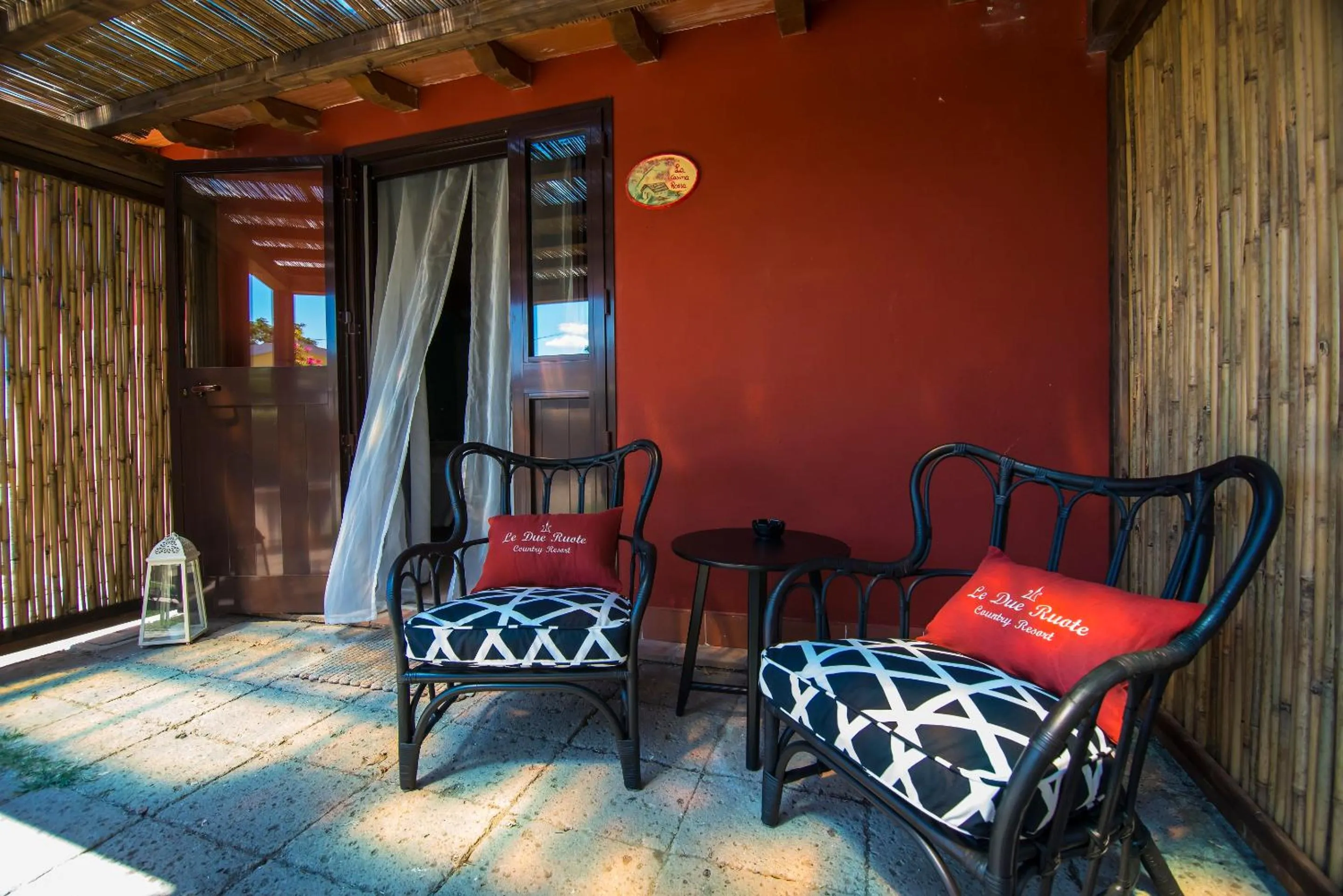 Patio in Country Resort Le Due Ruote