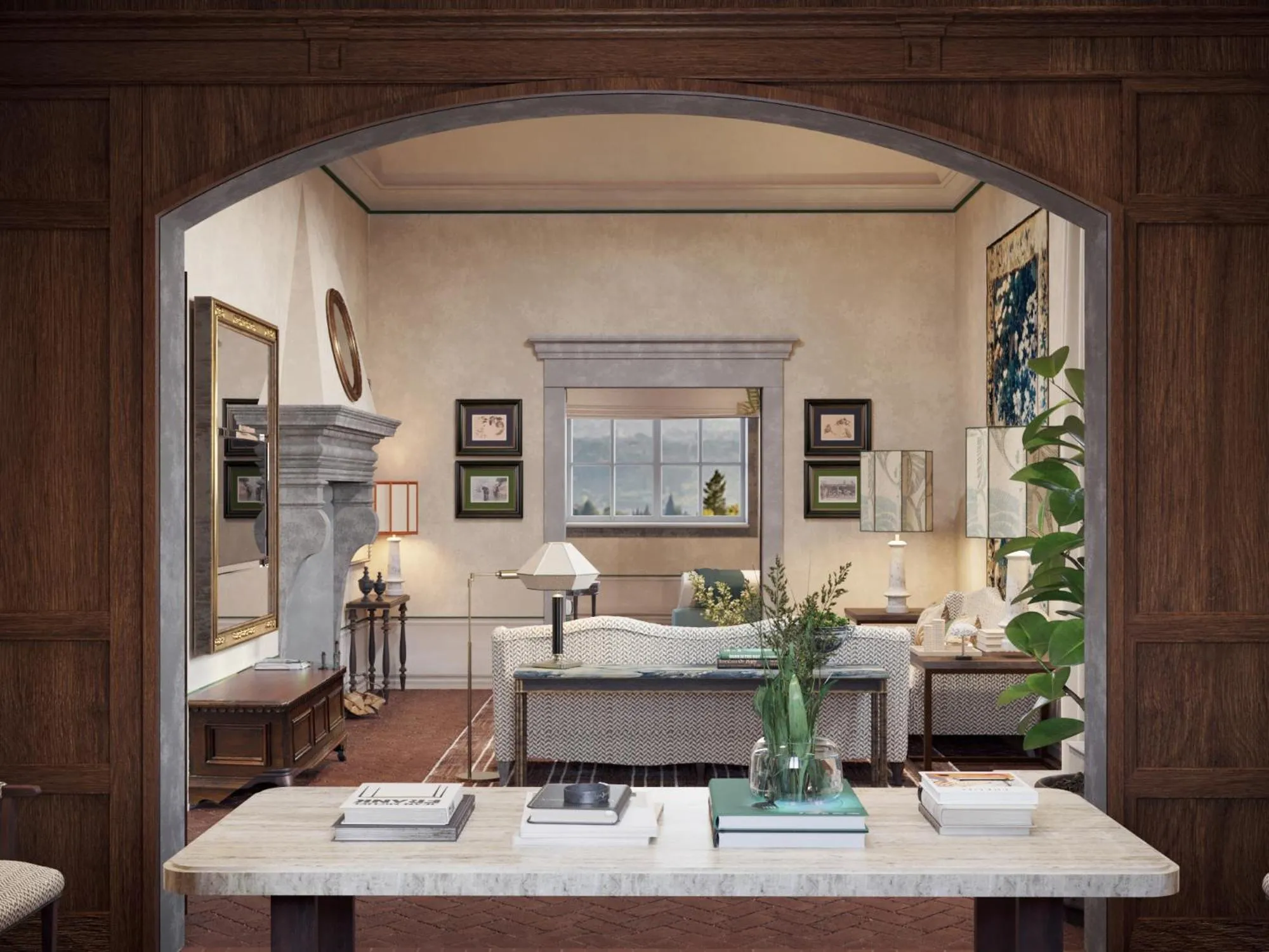 Dining area in Villa San Michele, A Belmond Hotel, Florence