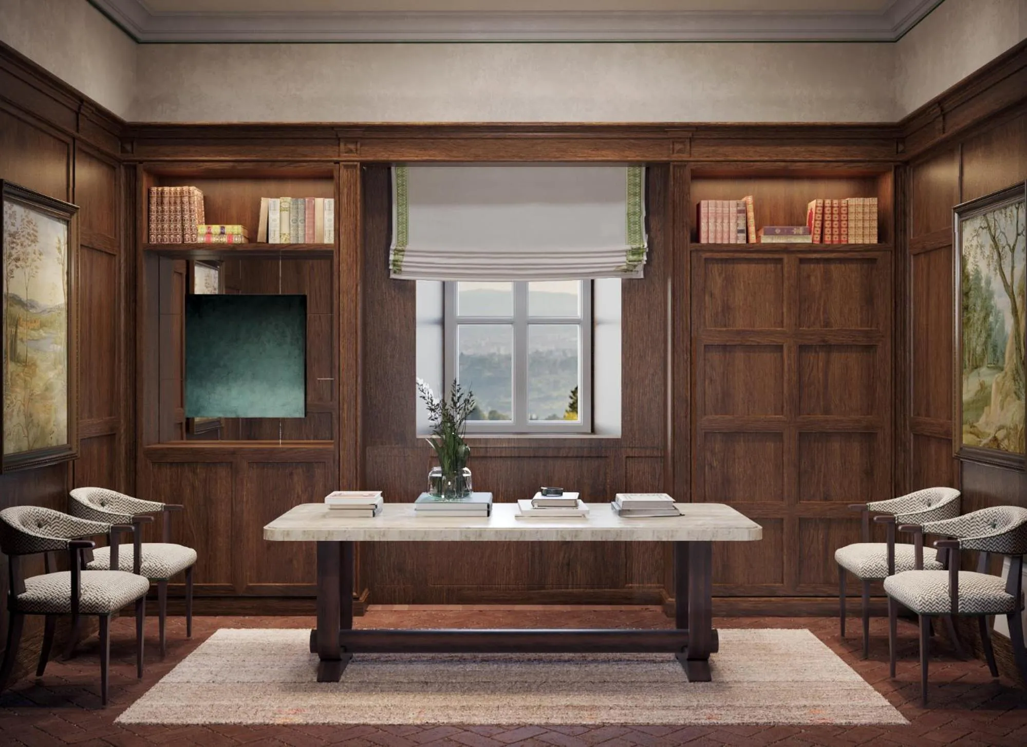 Dining area in Villa San Michele, A Belmond Hotel, Florence