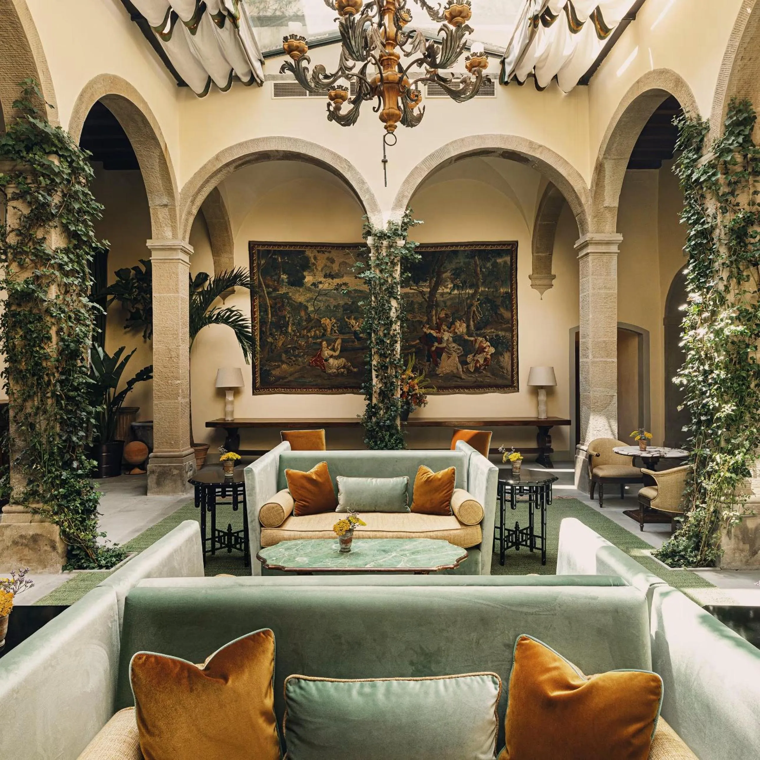 Dining area in Villa San Michele, A Belmond Hotel, Florence