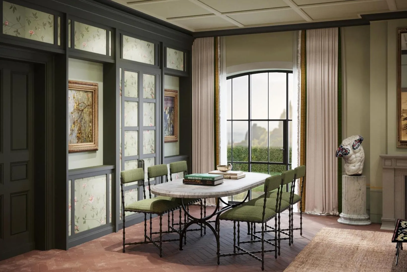 Dining area in Villa San Michele, A Belmond Hotel, Florence