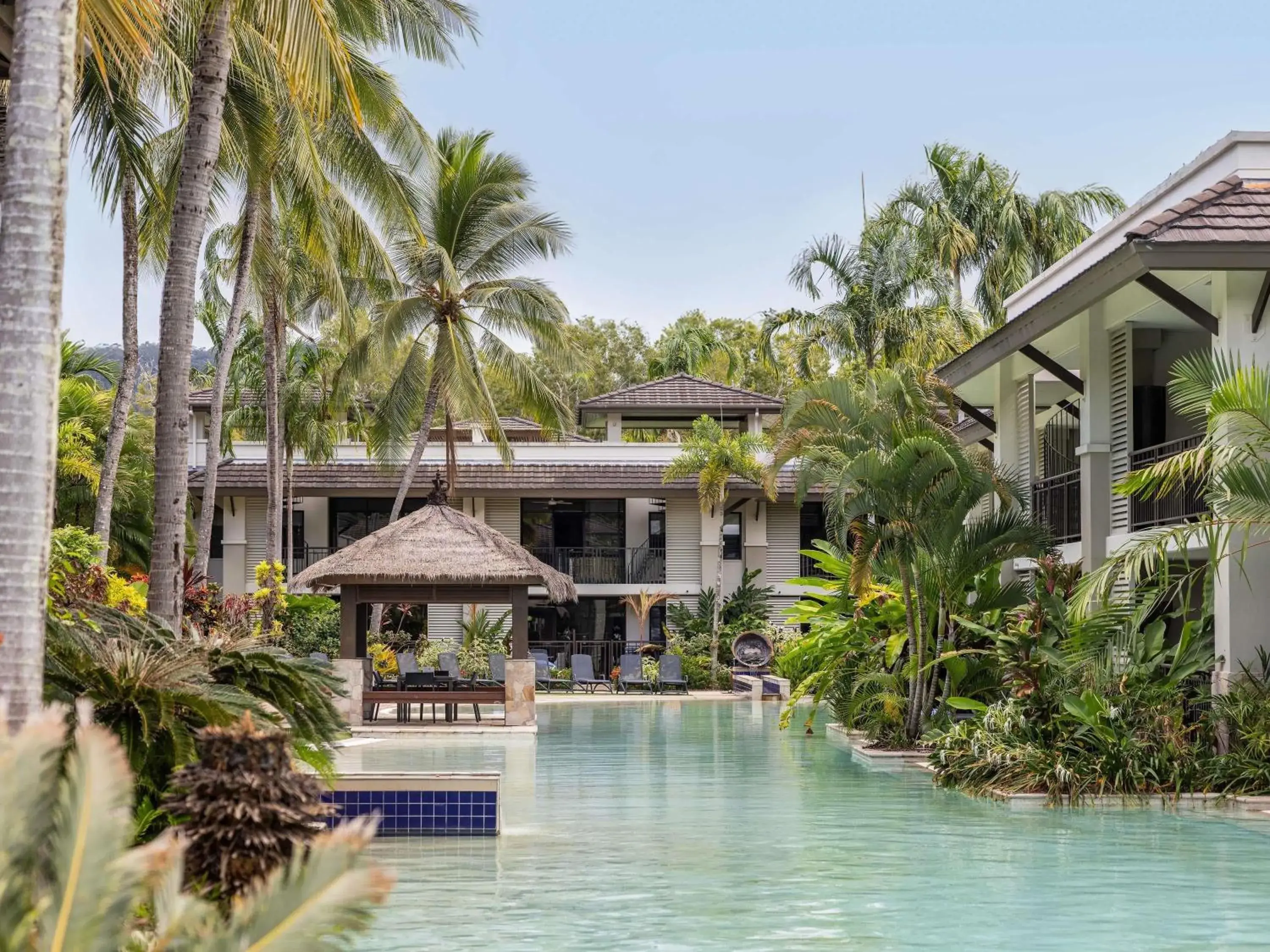 Pool view in Pullman Port Douglas Sea Temple Resort and Spa Pool view in Pullman Port Douglas Sea Temple Resort and Spa