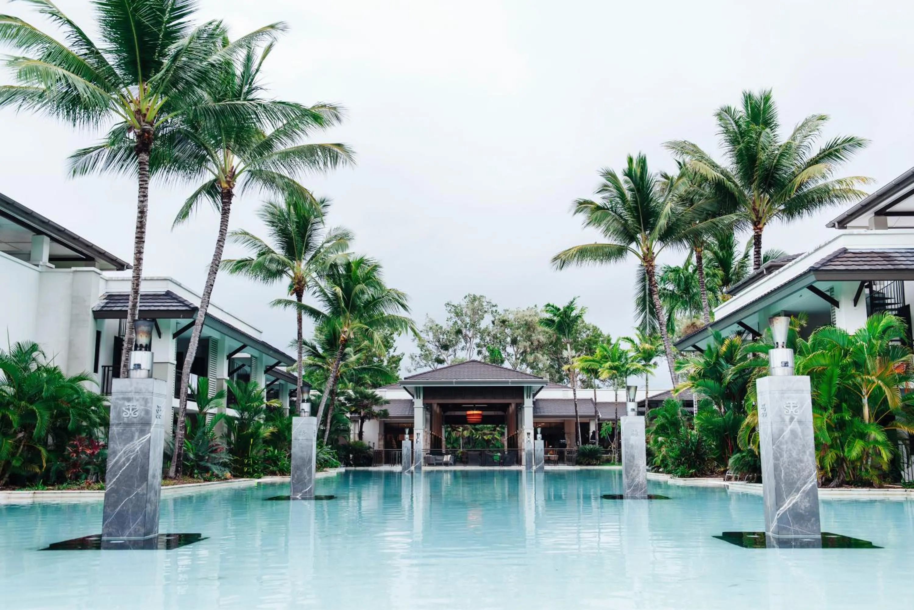 Pool view in Pullman Port Douglas Sea Temple Resort and Spa