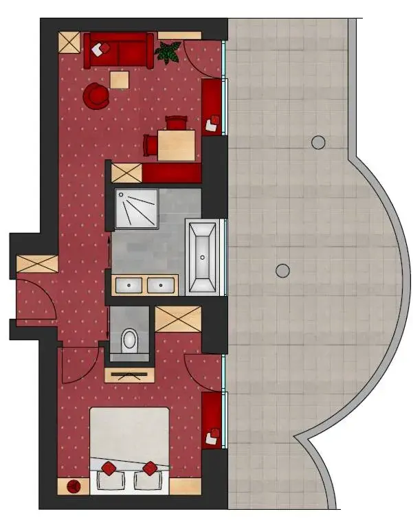 Floor Plan in Hotel Jägerhof