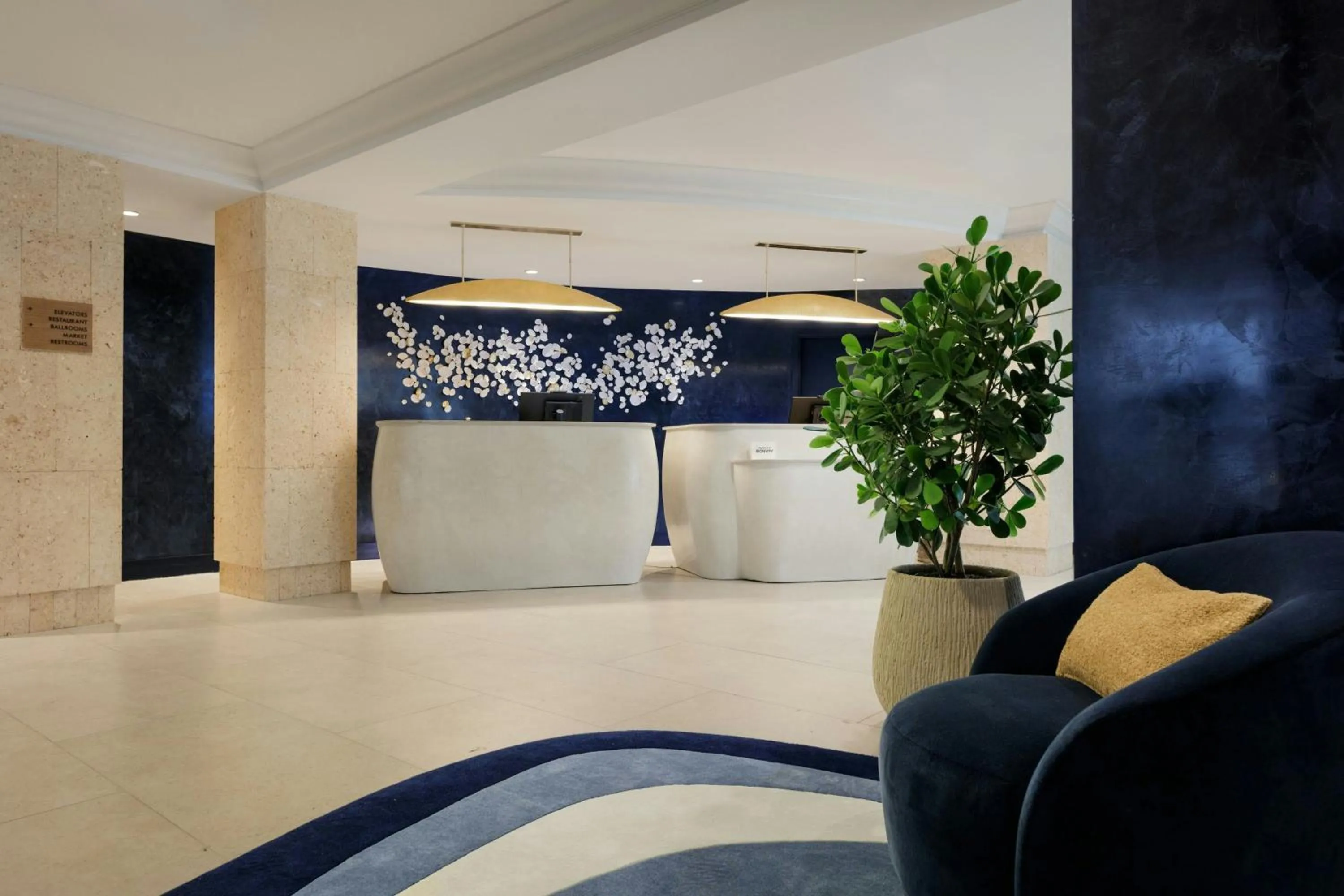Lobby or reception in Fort Lauderdale Marriott Pompano Beach Resort