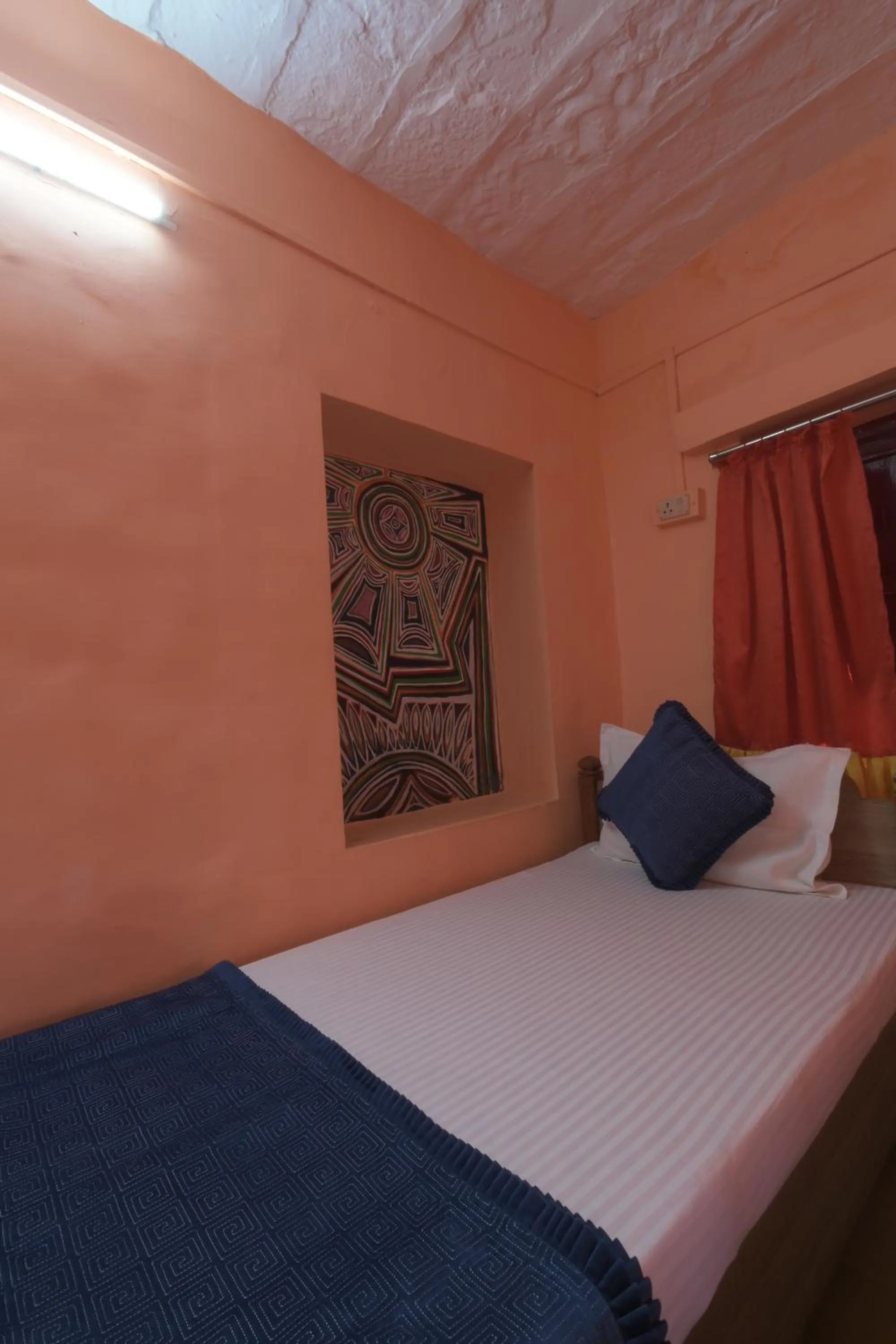 Bed in Deepak Hotel & Restaurant