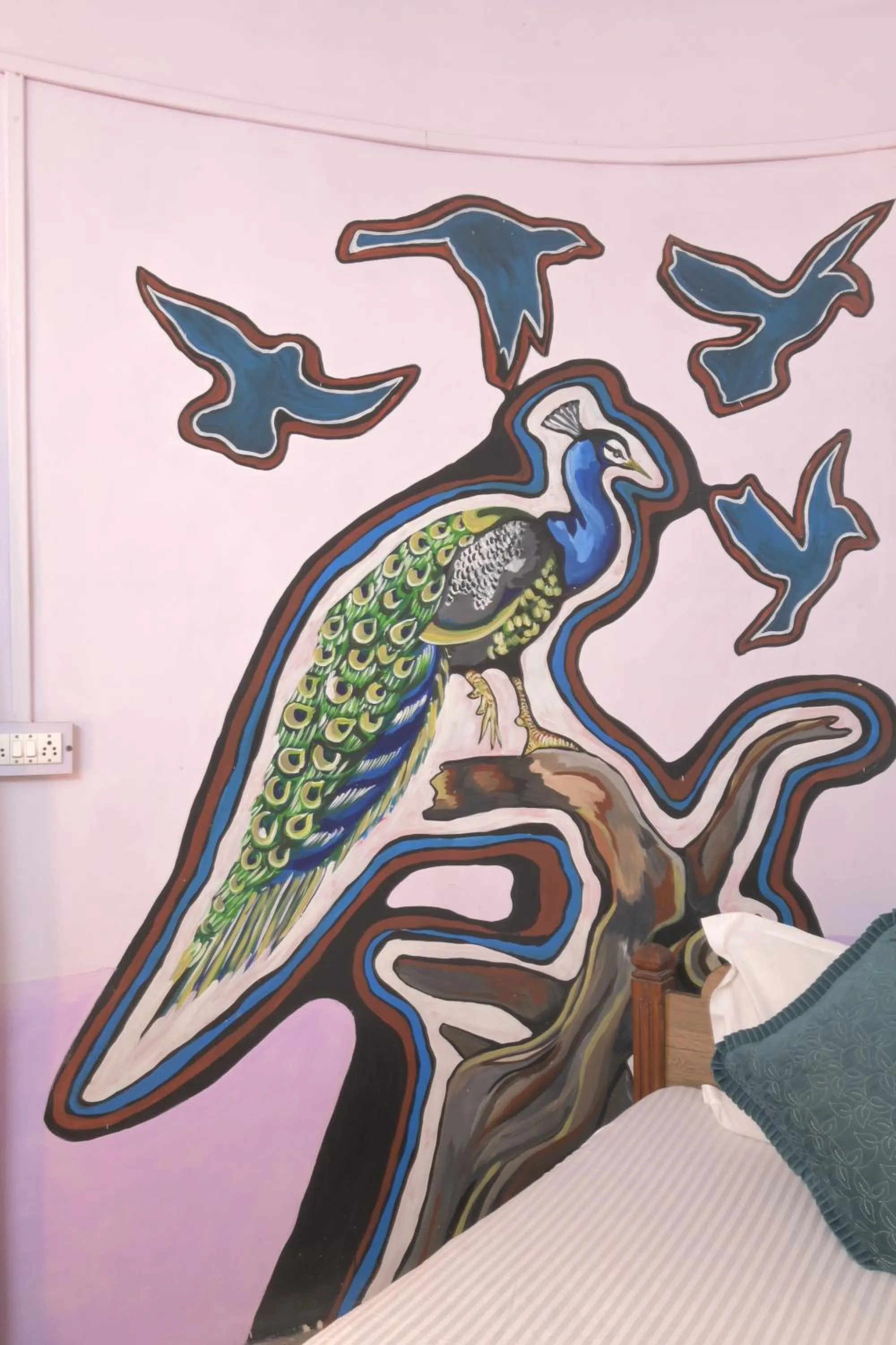 Bed in Deepak Hotel & Restaurant