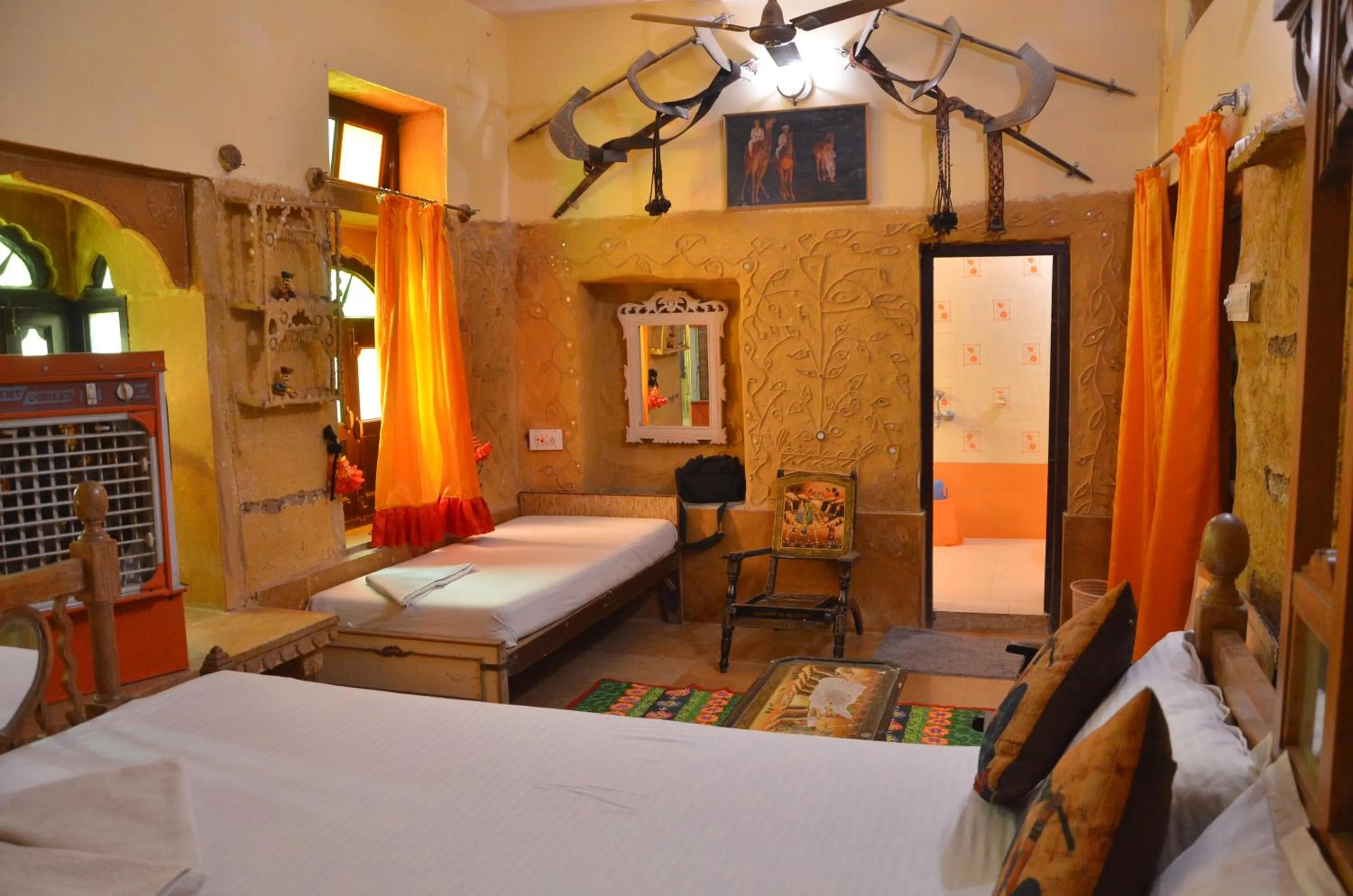 Photo of the whole room, Bed in Deepak Hotel & Restaurant