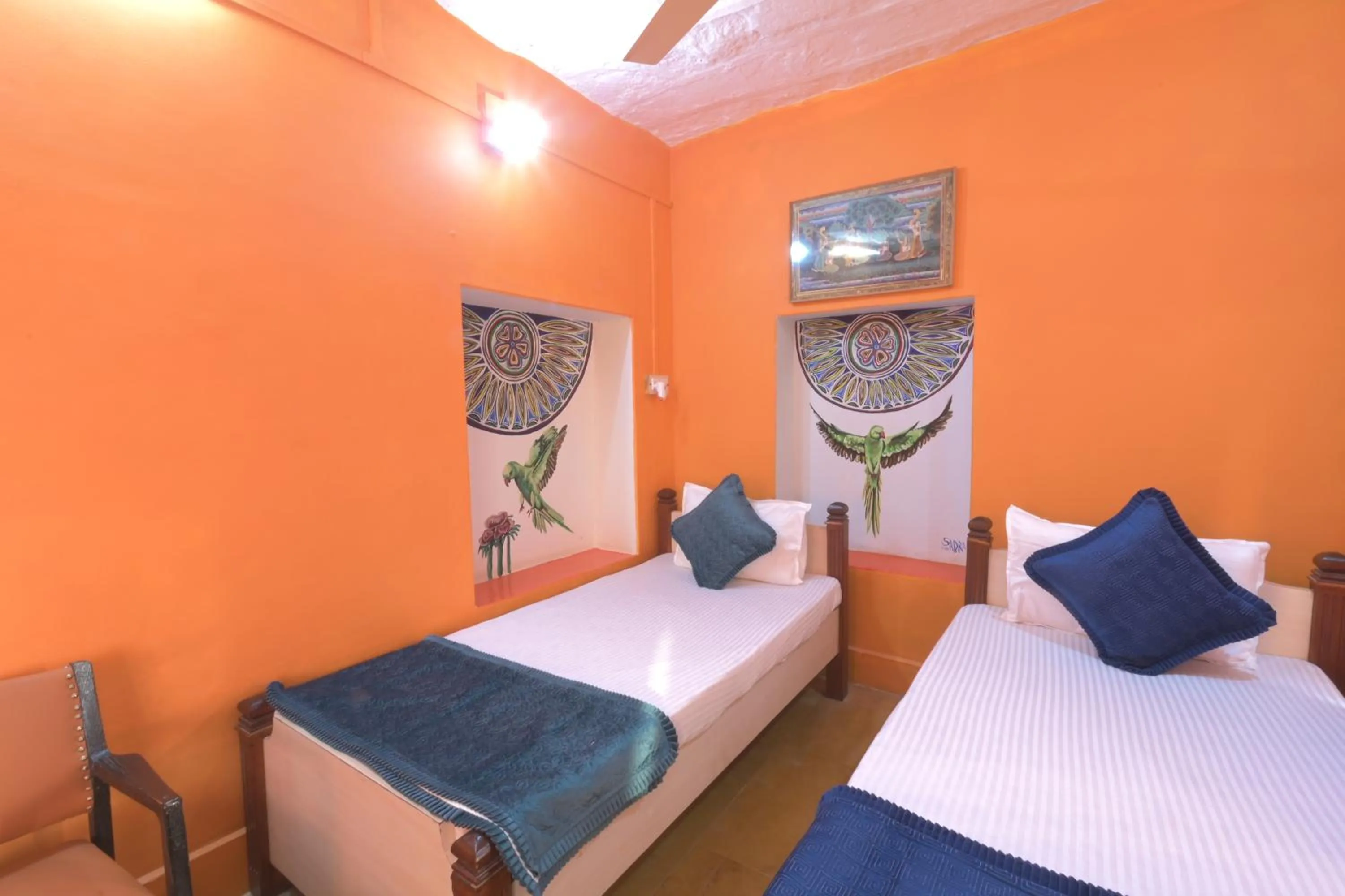 Bed in Deepak Hotel & Restaurant