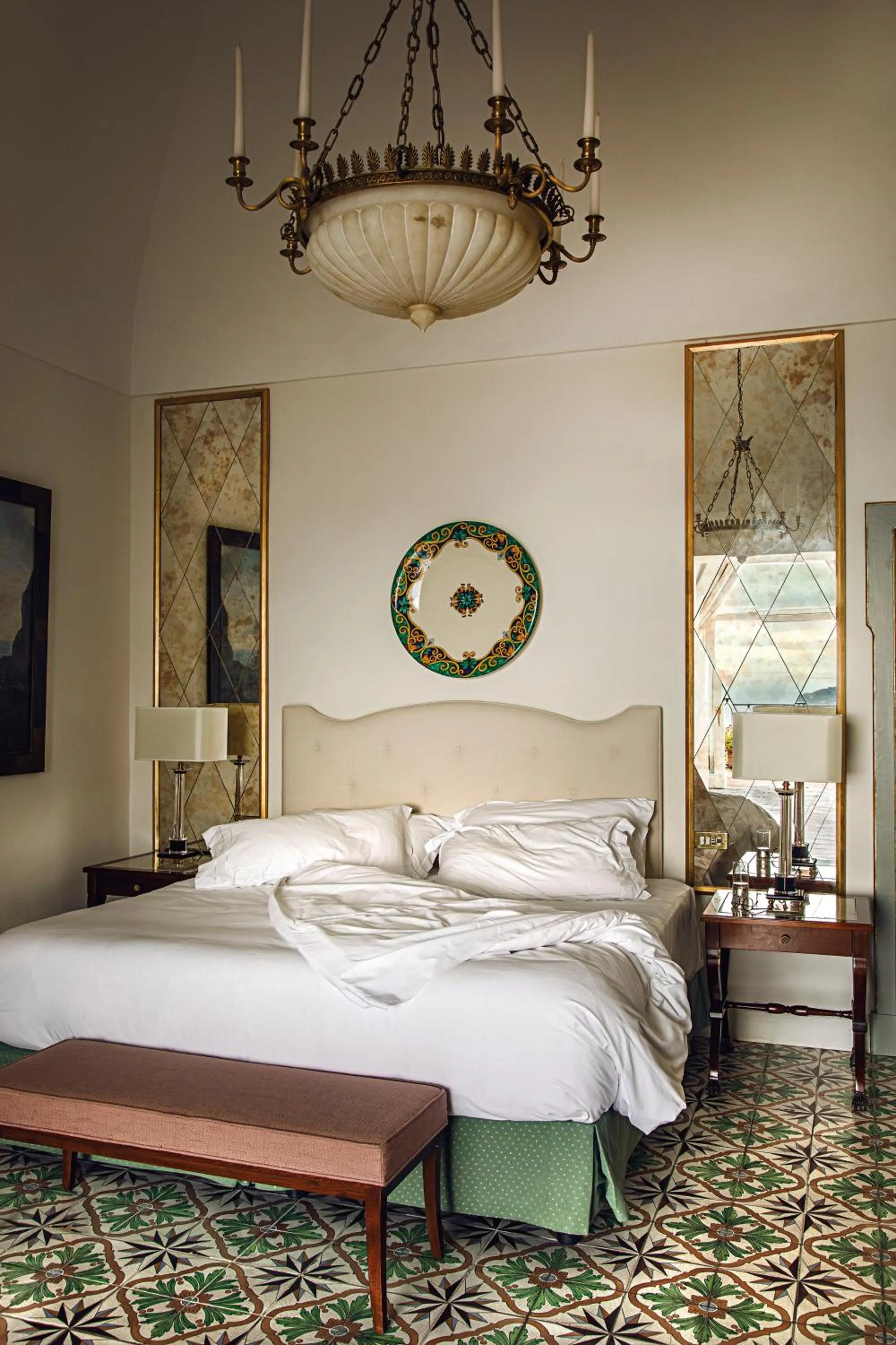 Bedroom, Bed in Caruso, A Belmond Hotel, Amalfi Coast