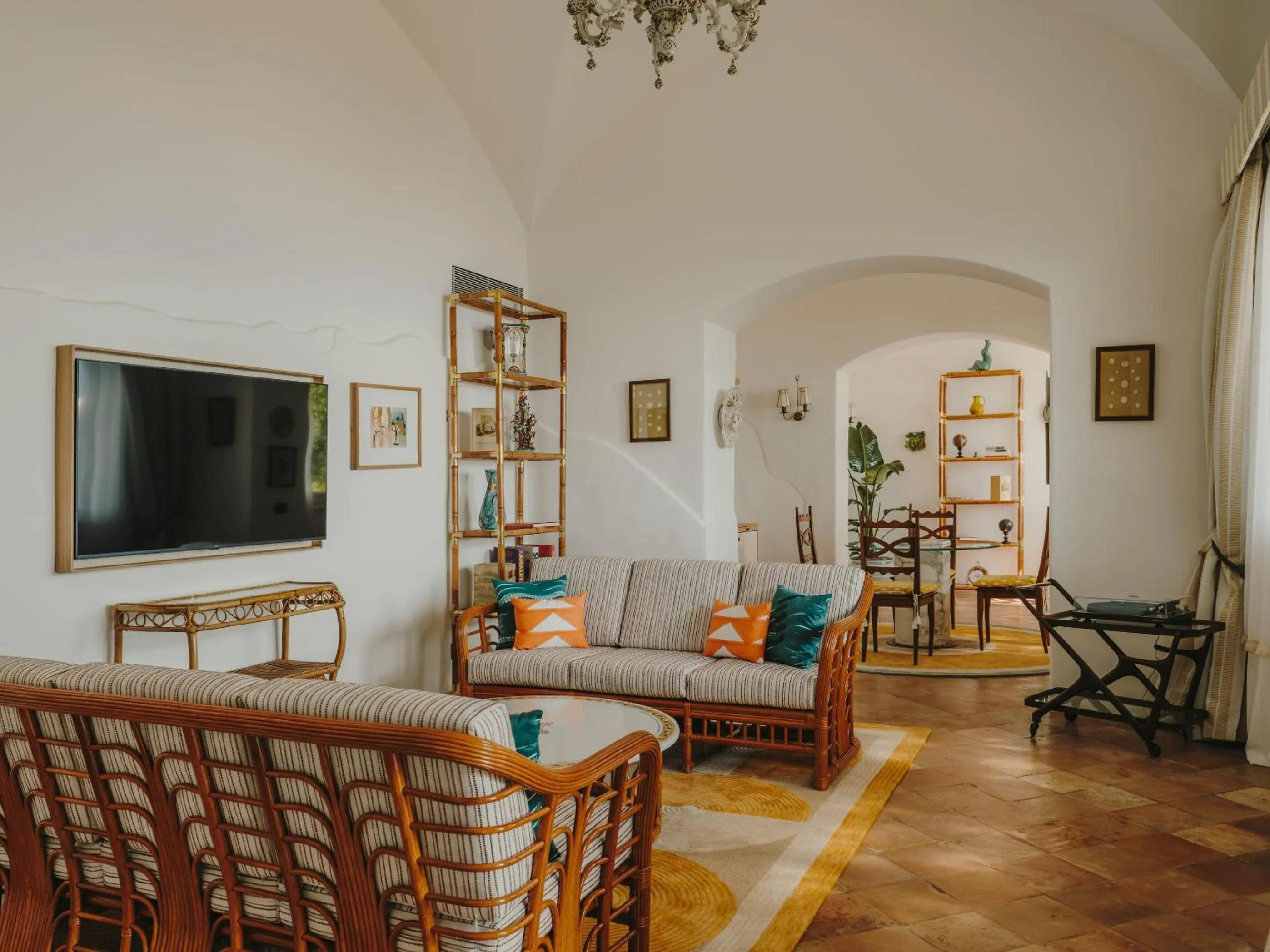 Living room in Caruso, A Belmond Hotel, Amalfi Coast