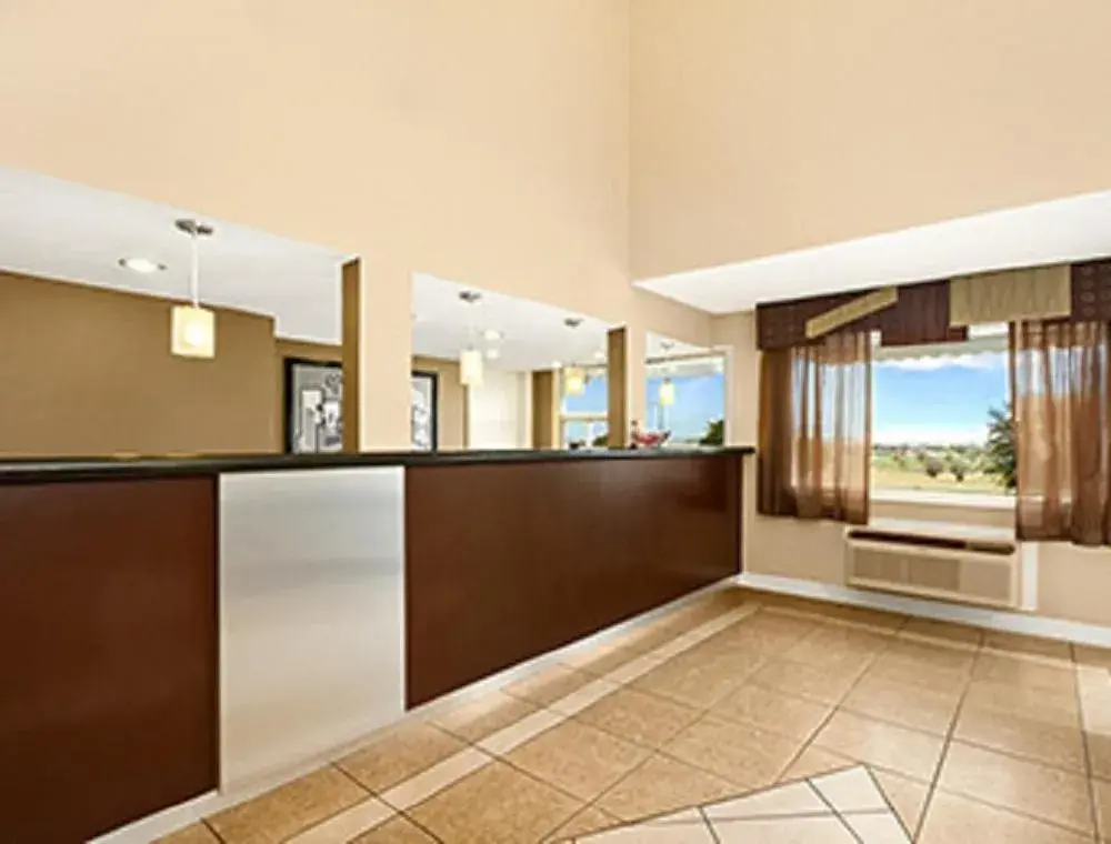 Lobby or reception in Super 8 by Wyndham Fort Worth TX Lobby or reception in Super 8 by Wyndham Fort Worth TX