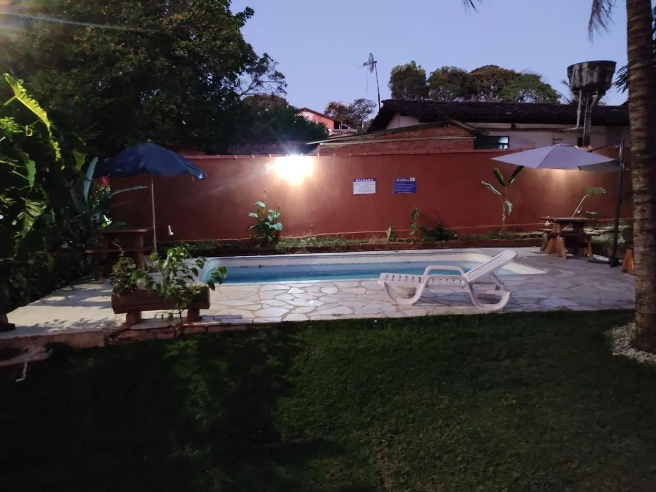 Swimming pool in Pousada Colonial