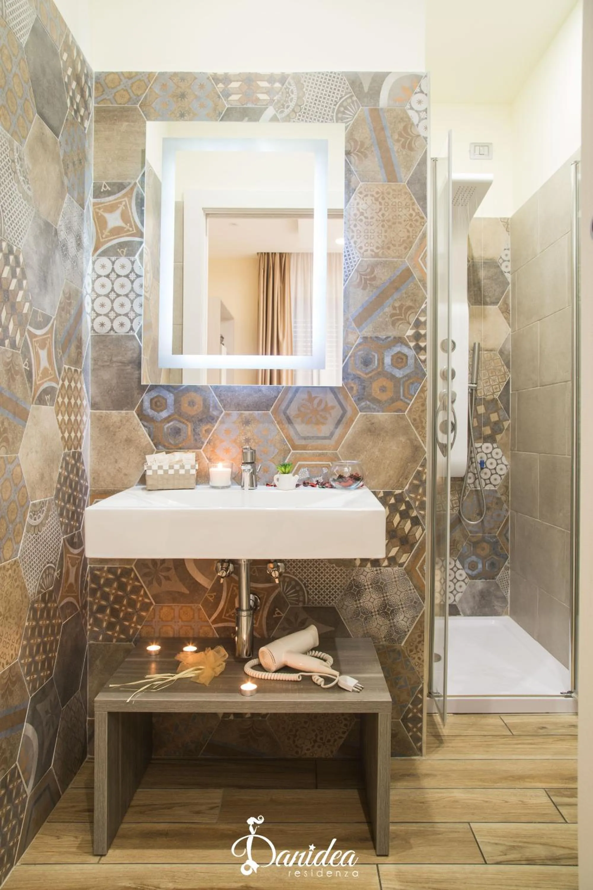 Bathroom in Residenza Danidea