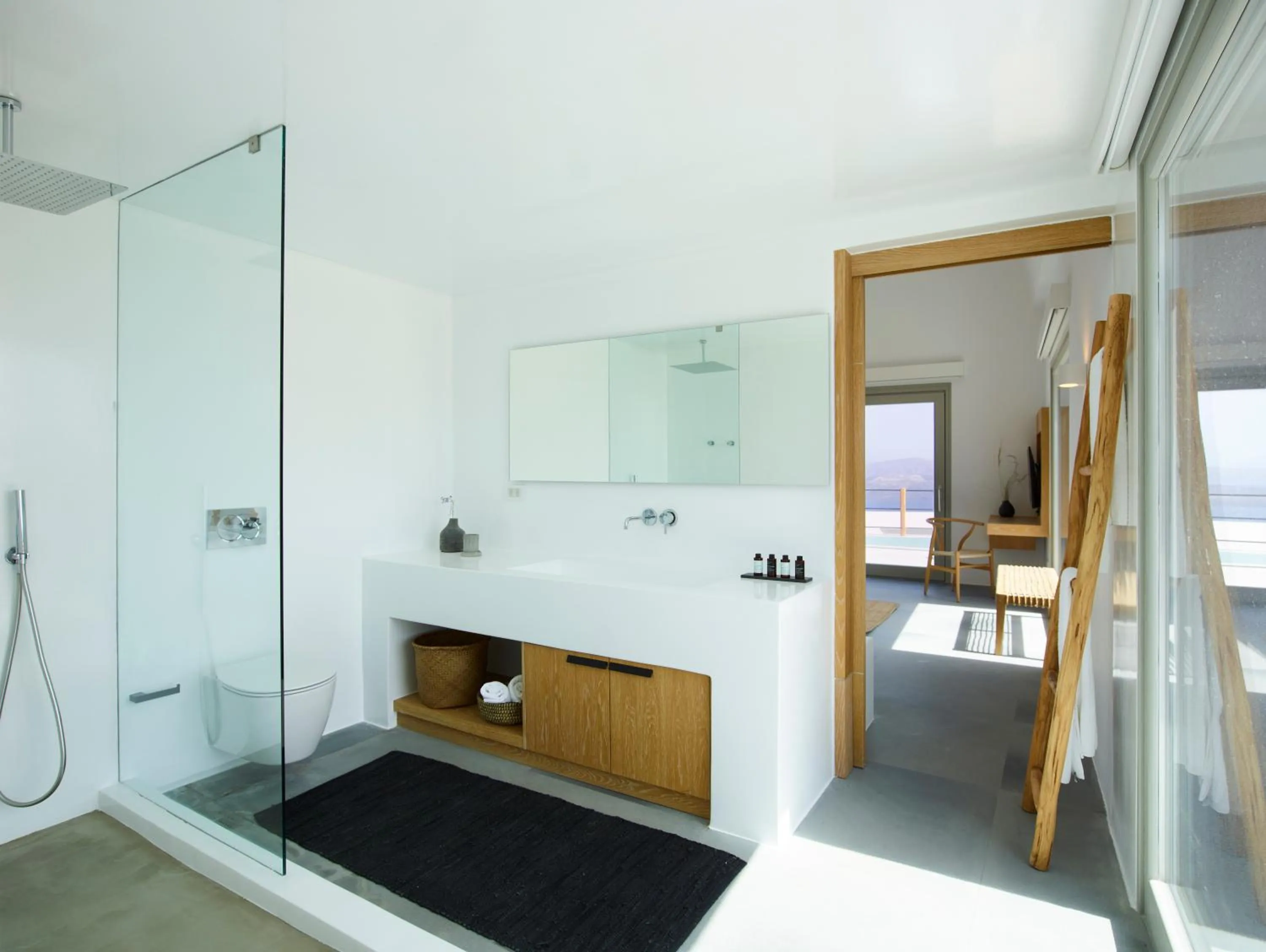 Shower in Melidonia Suites