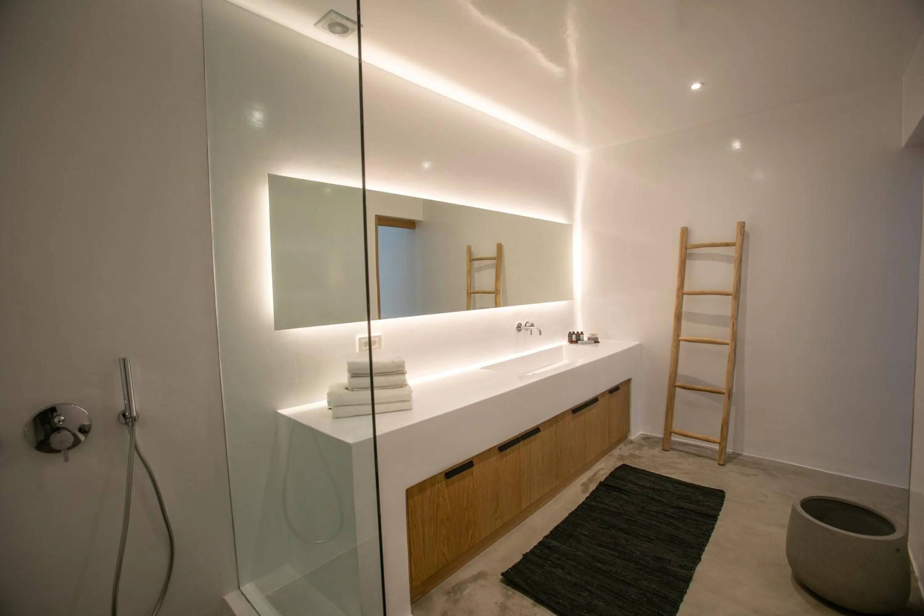 Shower in Melidonia Suites