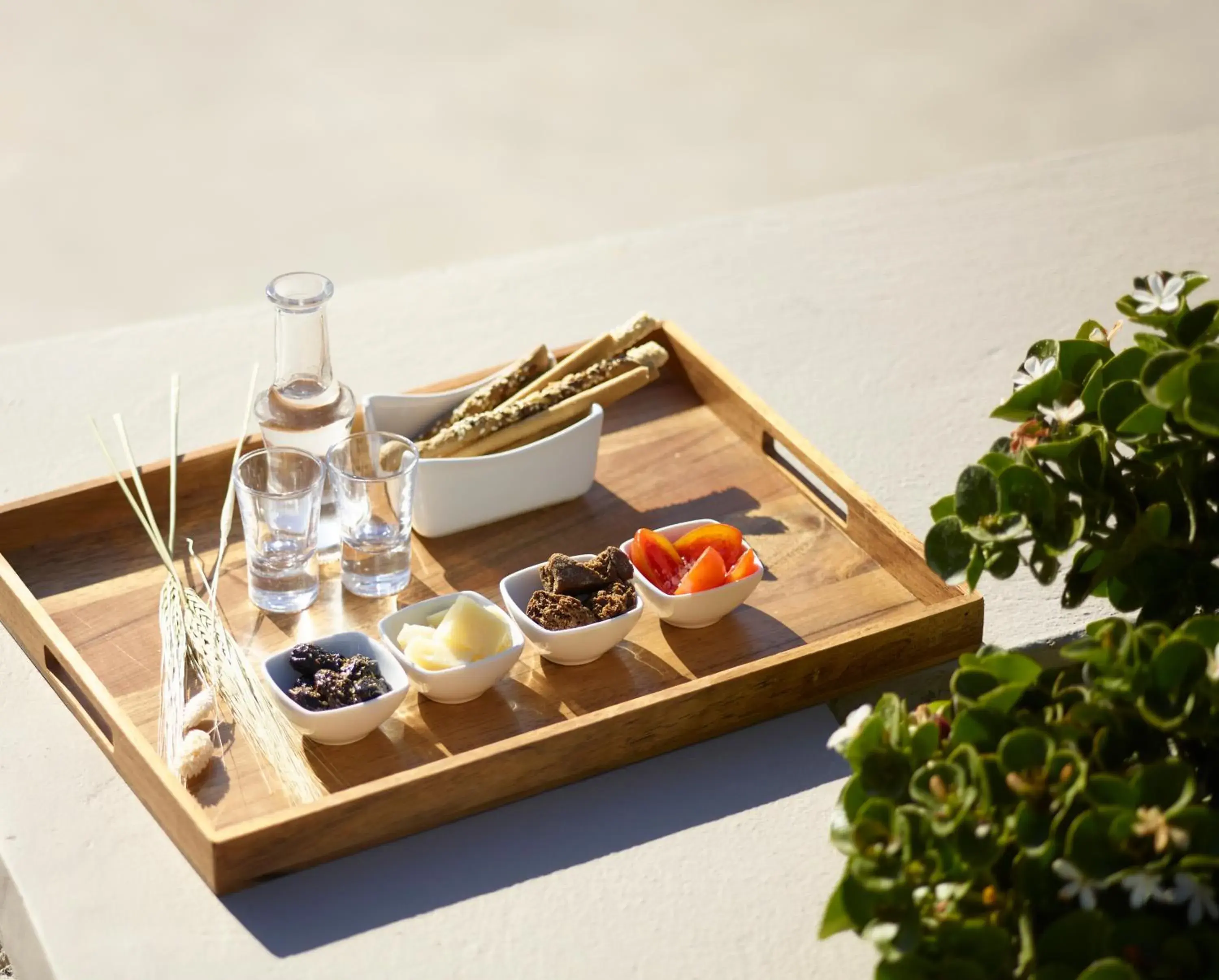 Food and drinks in Melidonia Suites Food and drinks in Melidonia Suites