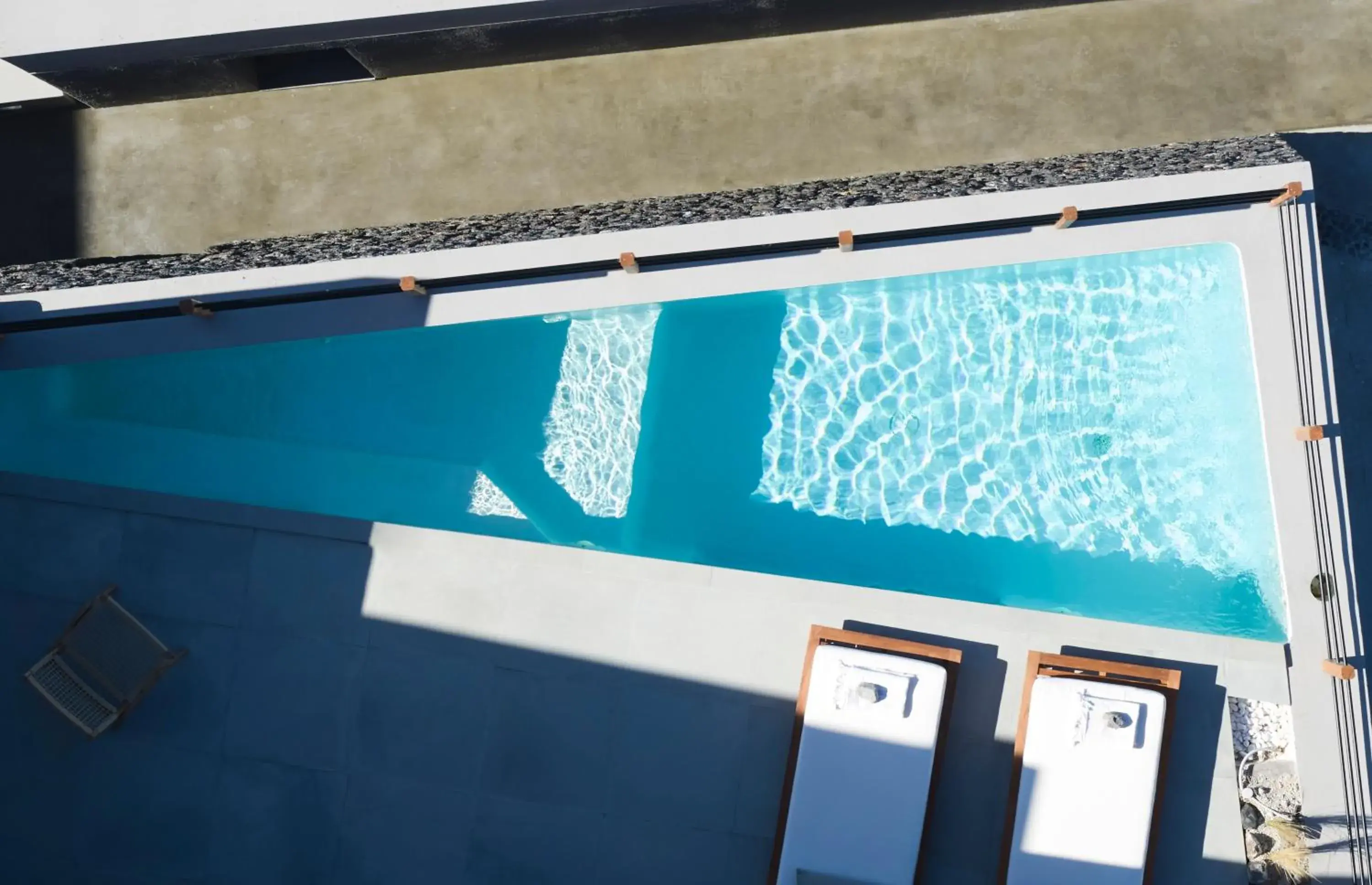 Pool view in Melidonia Suites Pool view in Melidonia Suites