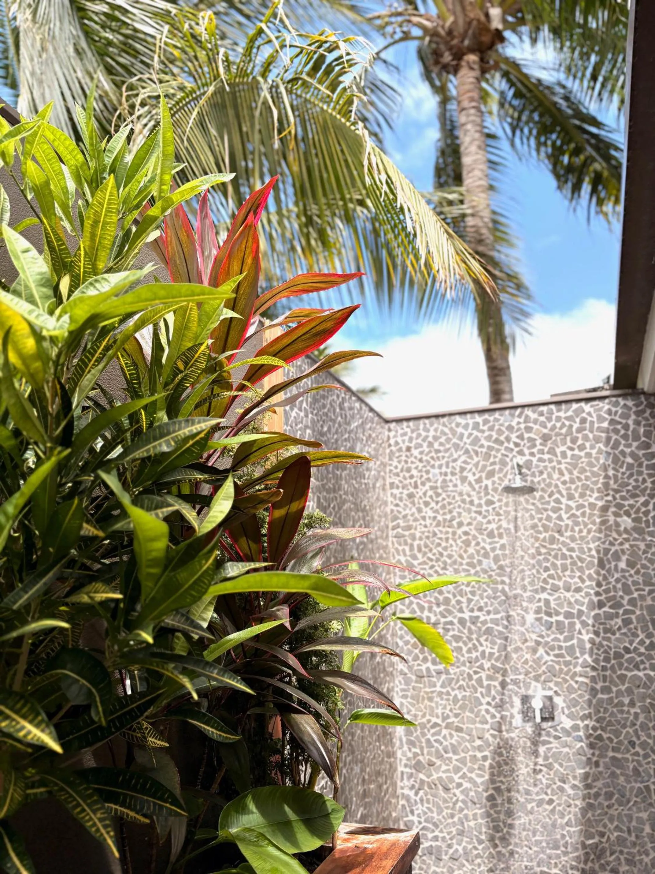 Shower in Blue Lagoon Beach Resort