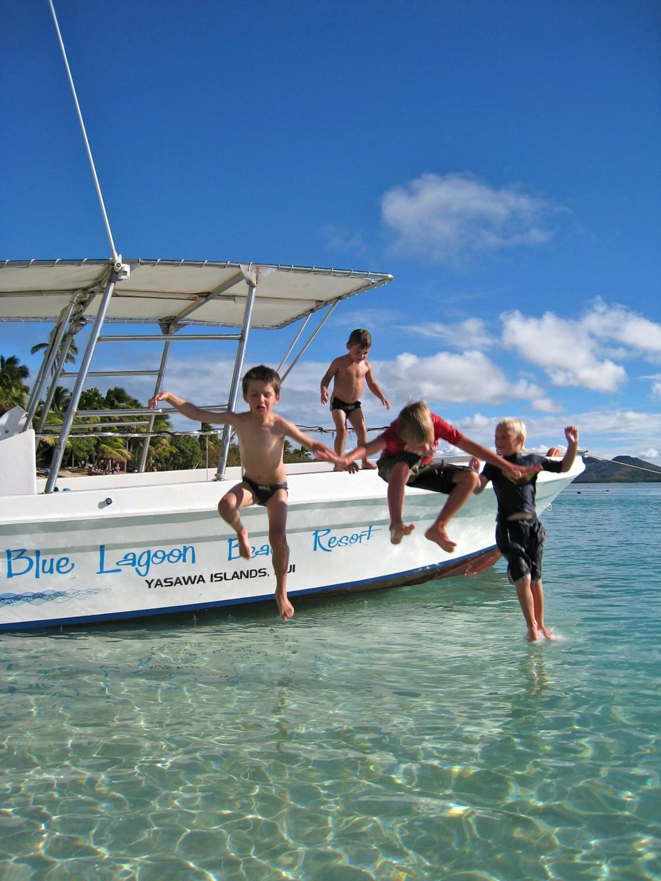 People in Blue Lagoon Beach Resort