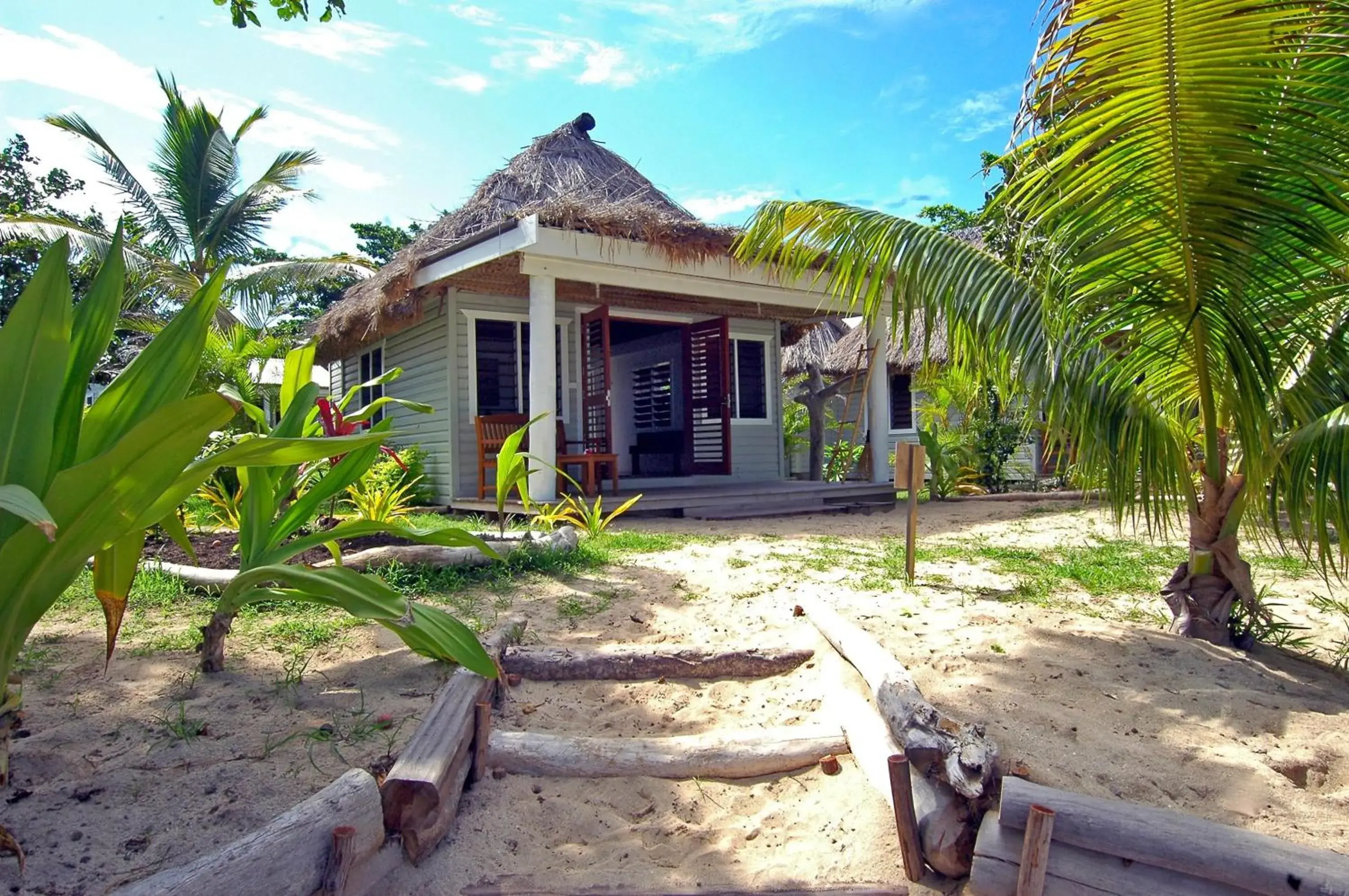 Facade/entrance in Blue Lagoon Beach Resort Facade/entrance in Blue Lagoon Beach Resort