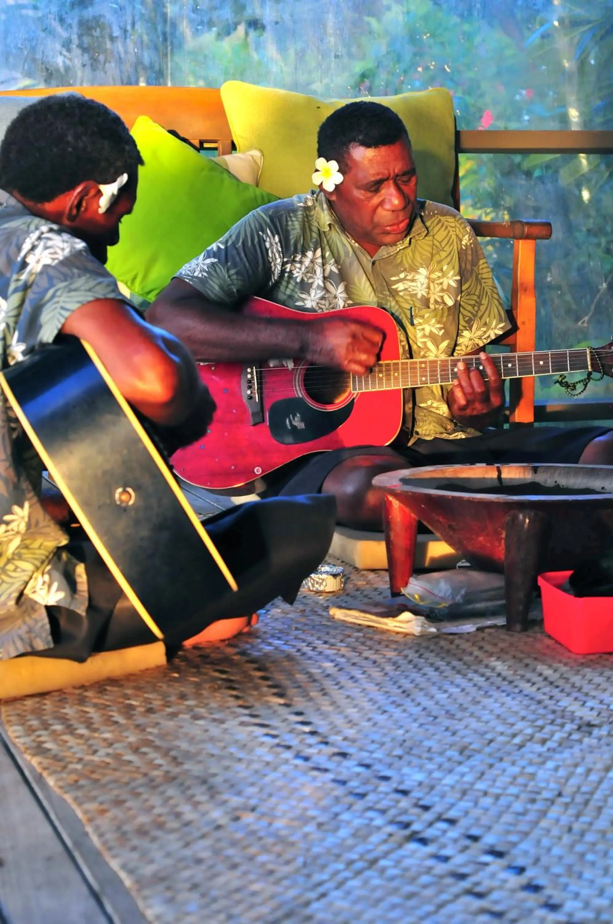 People in Blue Lagoon Beach Resort