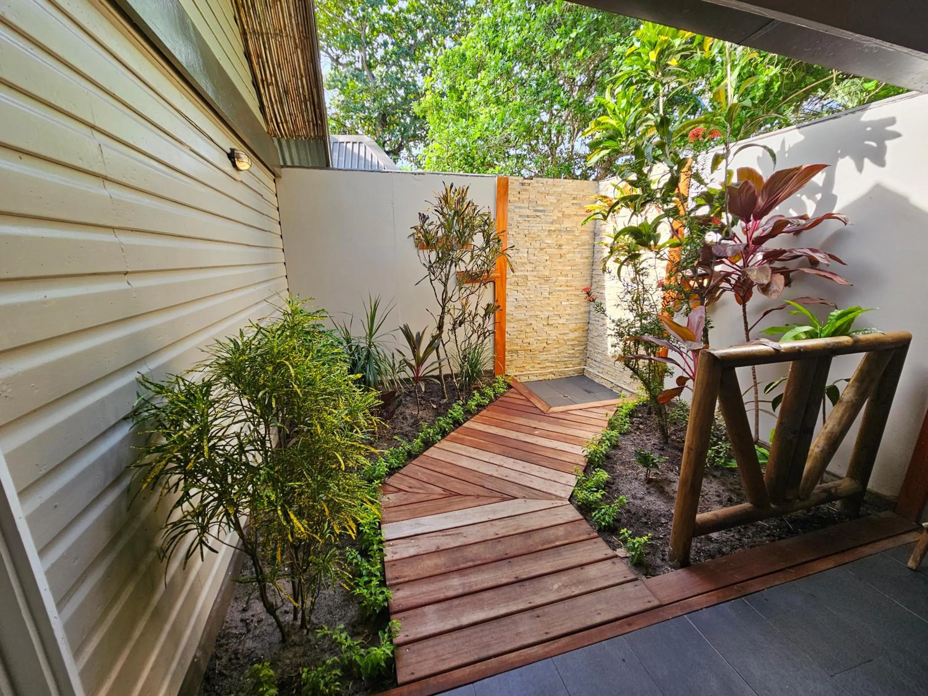 Shower in Blue Lagoon Beach Resort