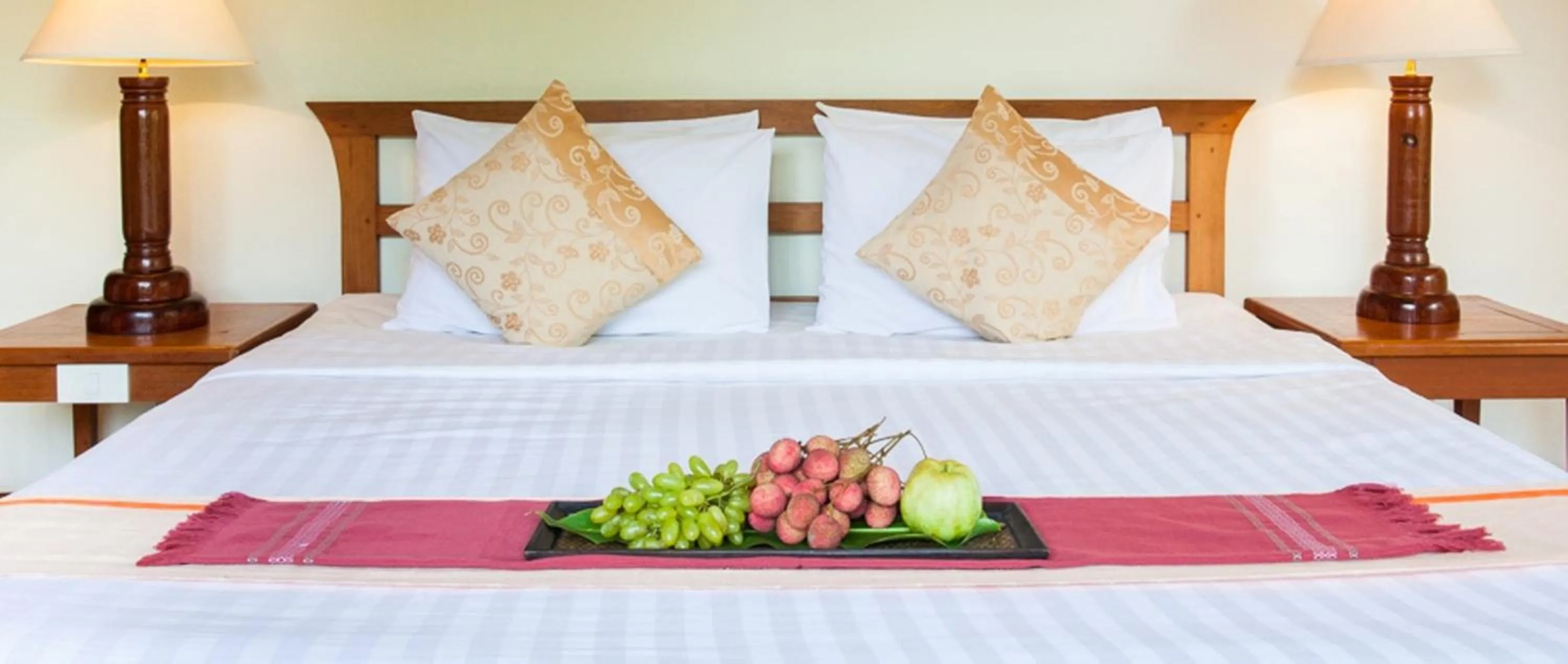 Bed in Riverhouse Resort