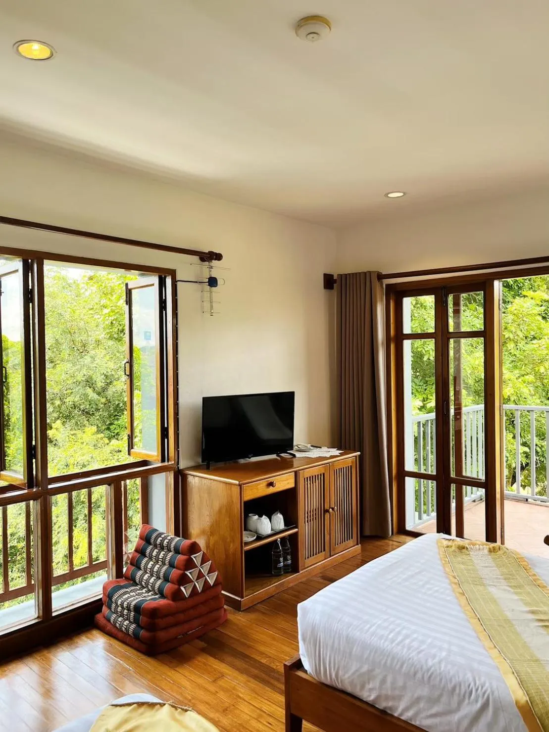 Bed in Riverhouse Resort