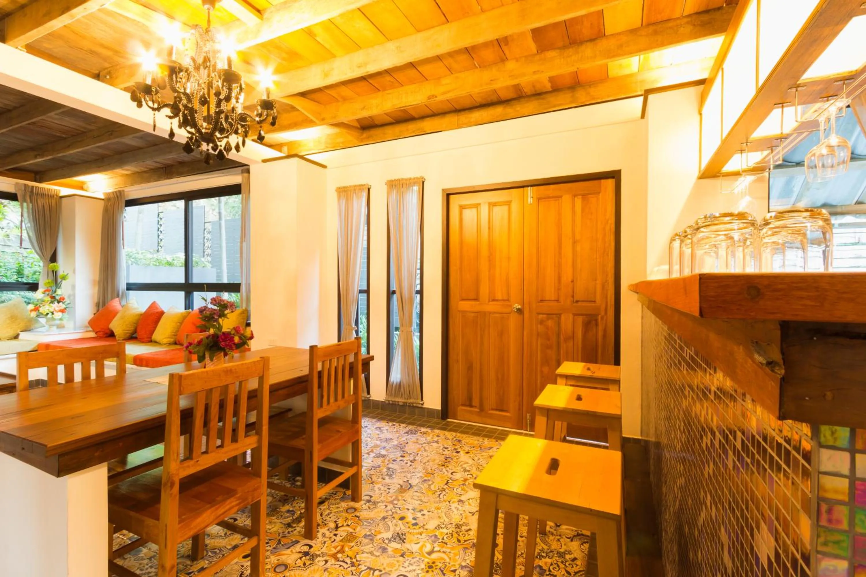 Dining area in Kata Tranquil Villa - SHA Plus