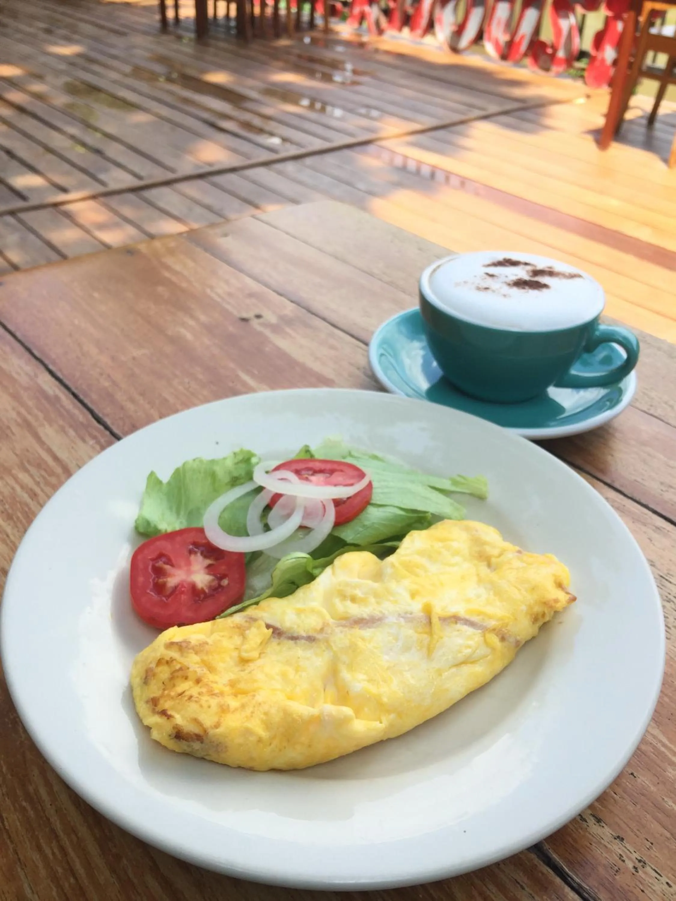 Breakfast in Riverhouse-The Teak House