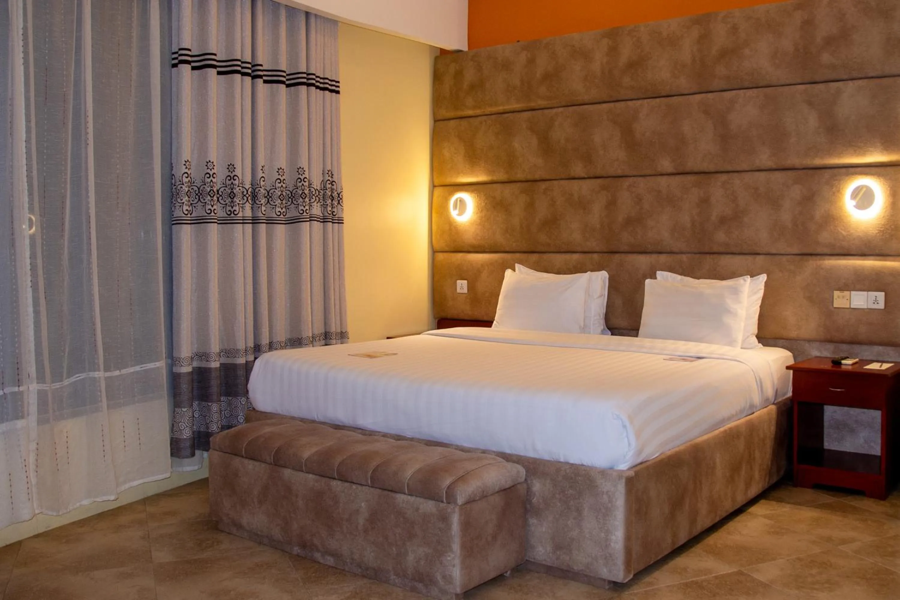 Bed in Malaika Beach Resort