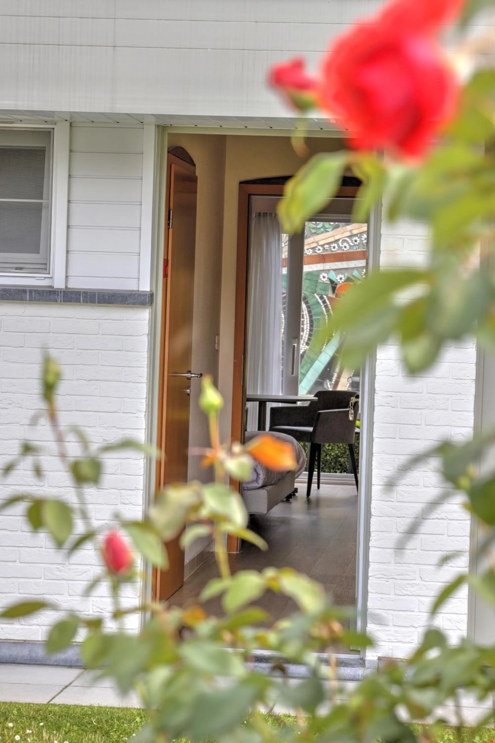 Bedroom in Auberge du Vieux Cedre, Enghien-Belgique